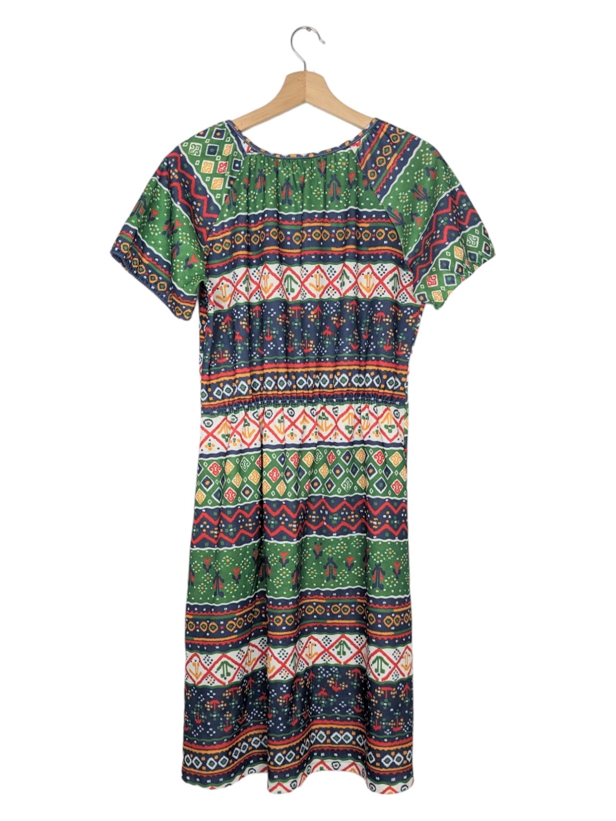 Robe mexicaine bicolore 70s