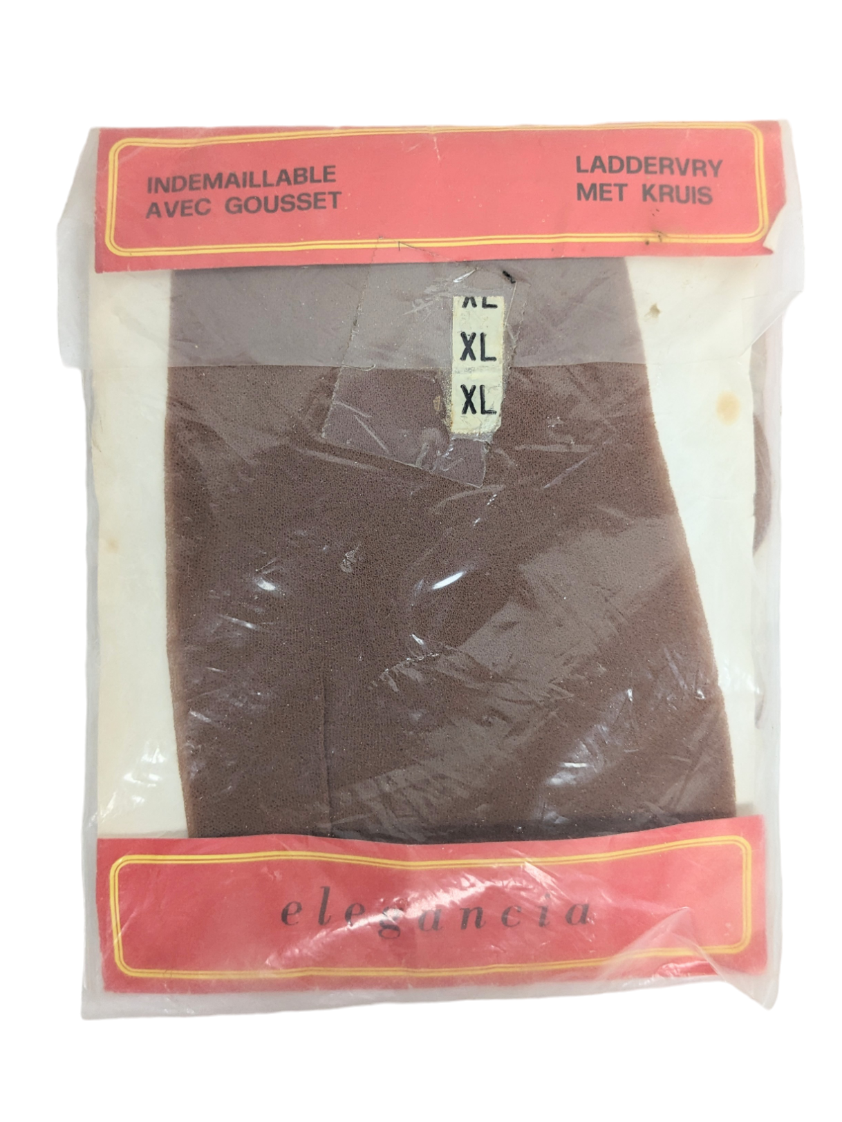 Bas-collant marron 60s
