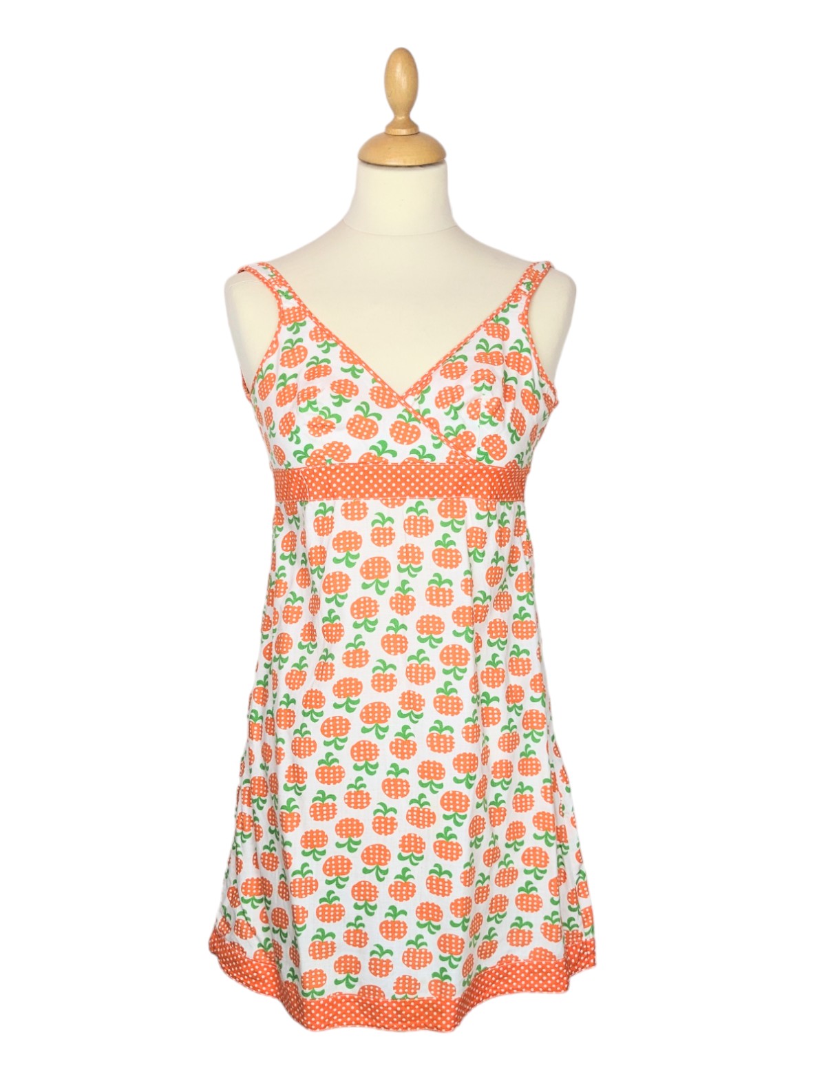 Robe mandarine 70s