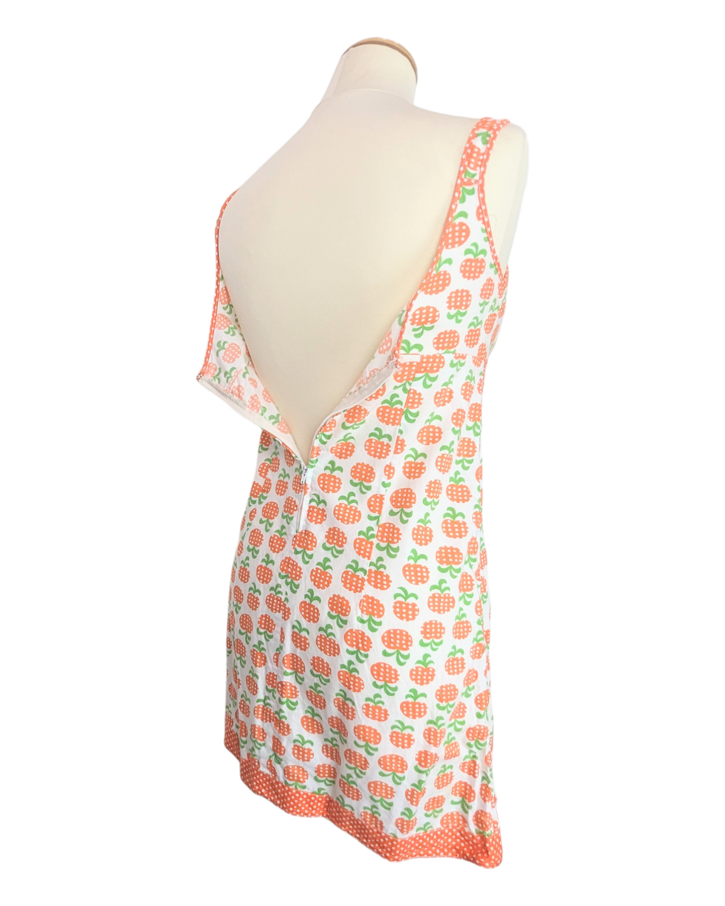 Robe mandarine 70s