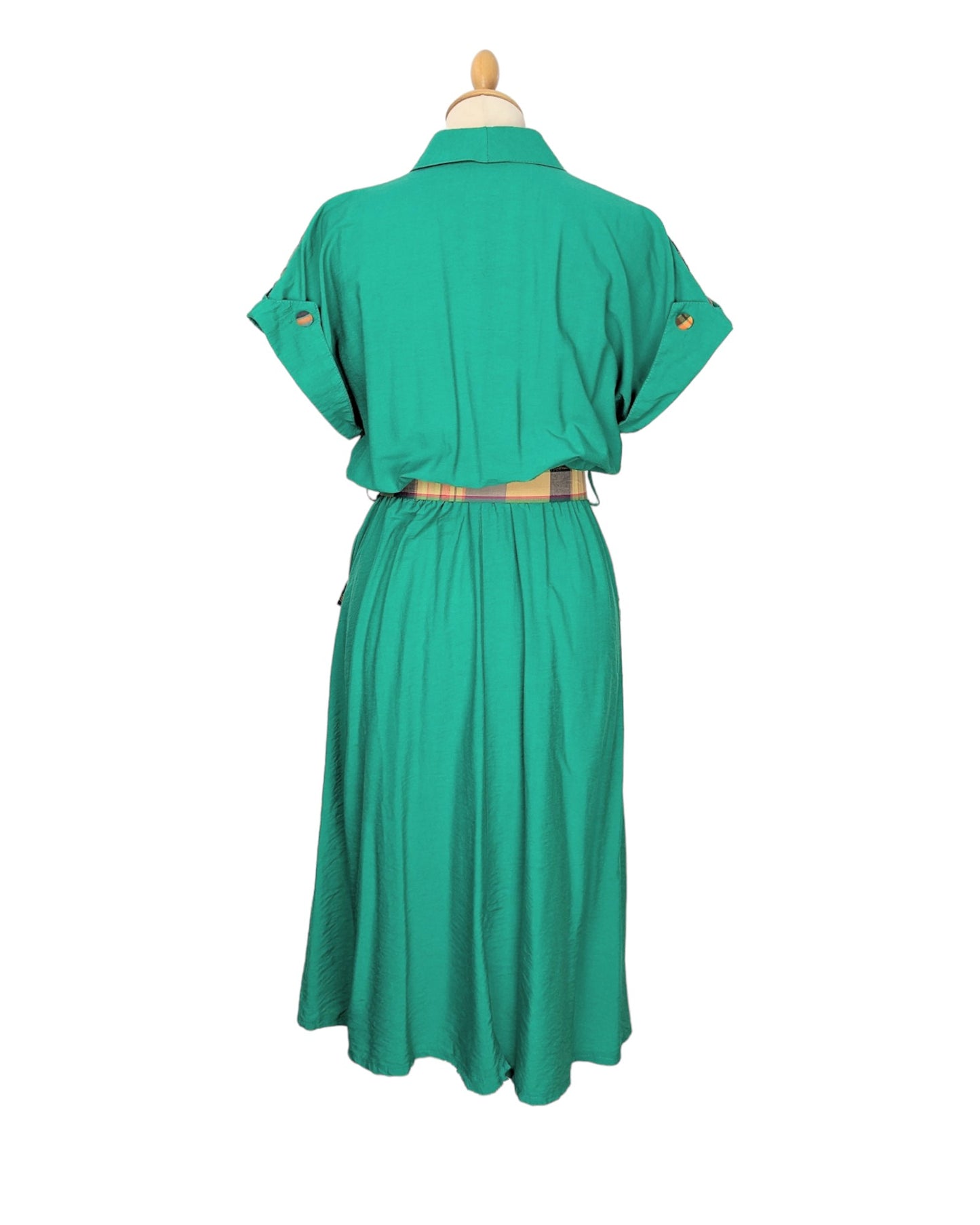 Robe tartan 80s