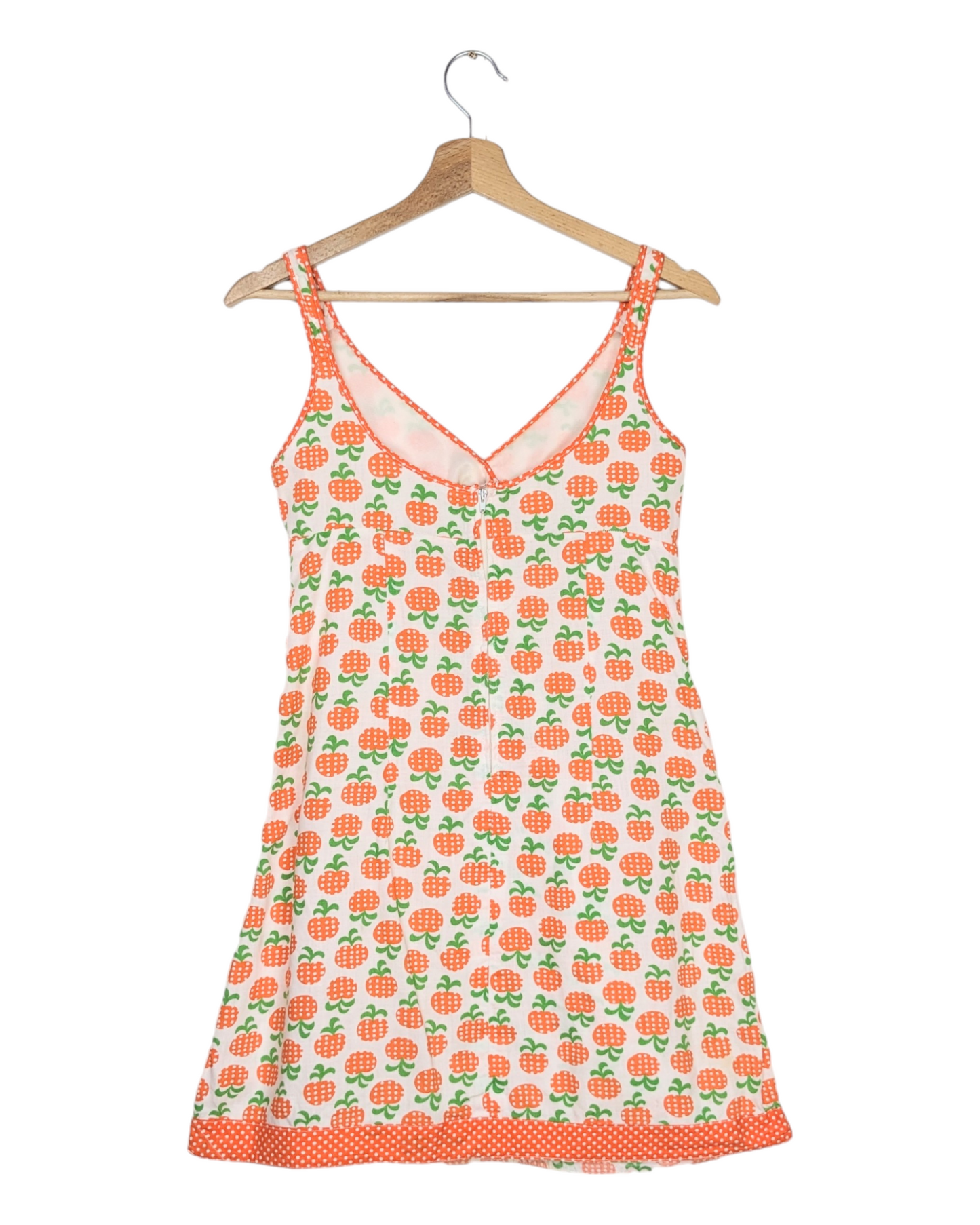 Robe mandarine 70s