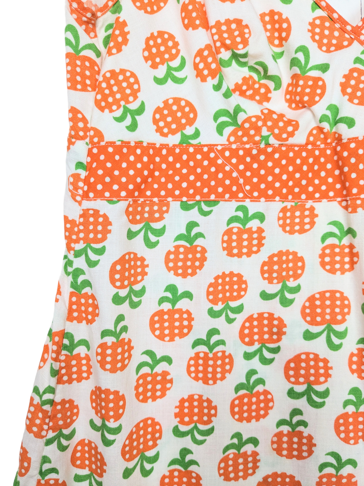 Robe mandarine 70s