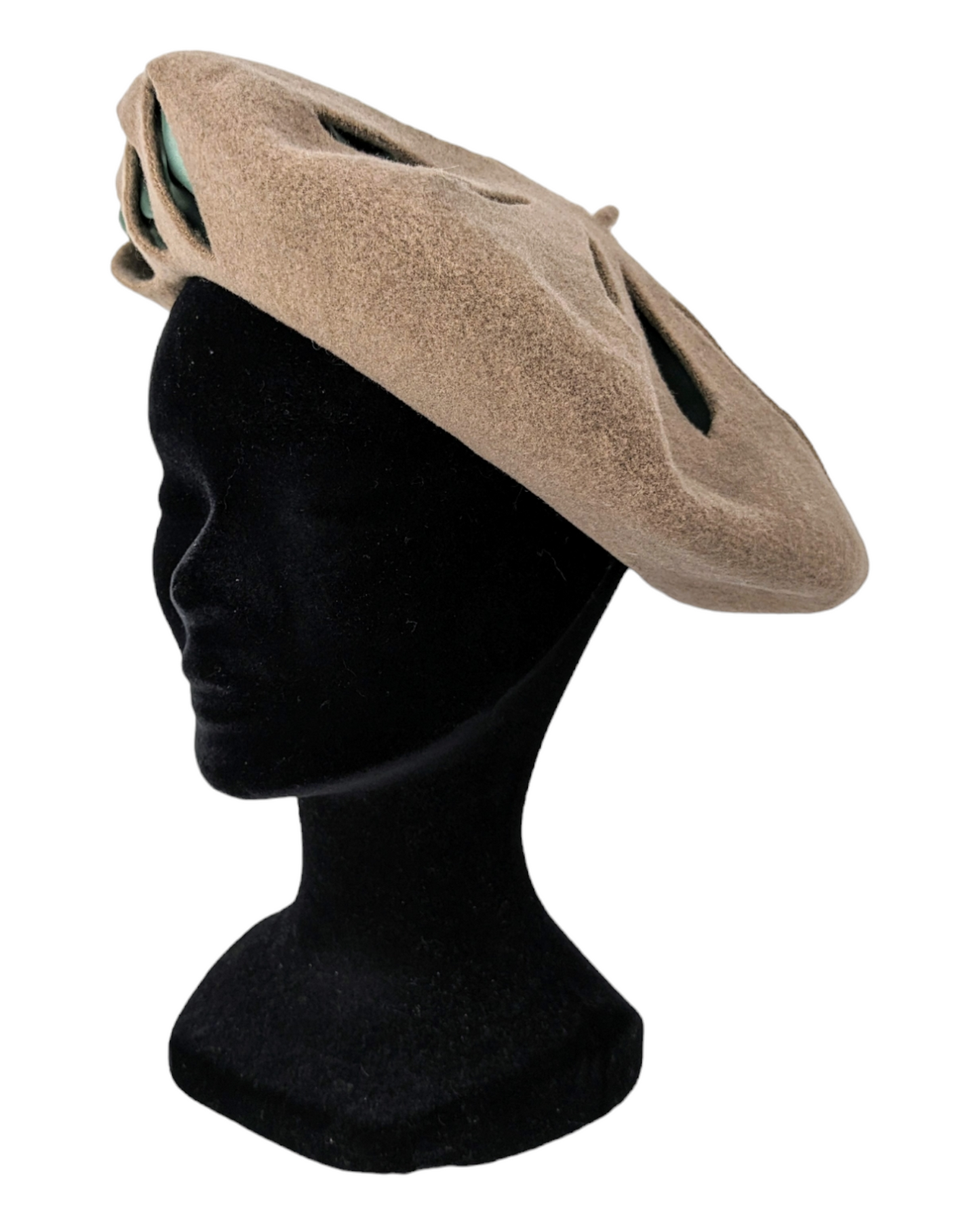 Beret marron 90s