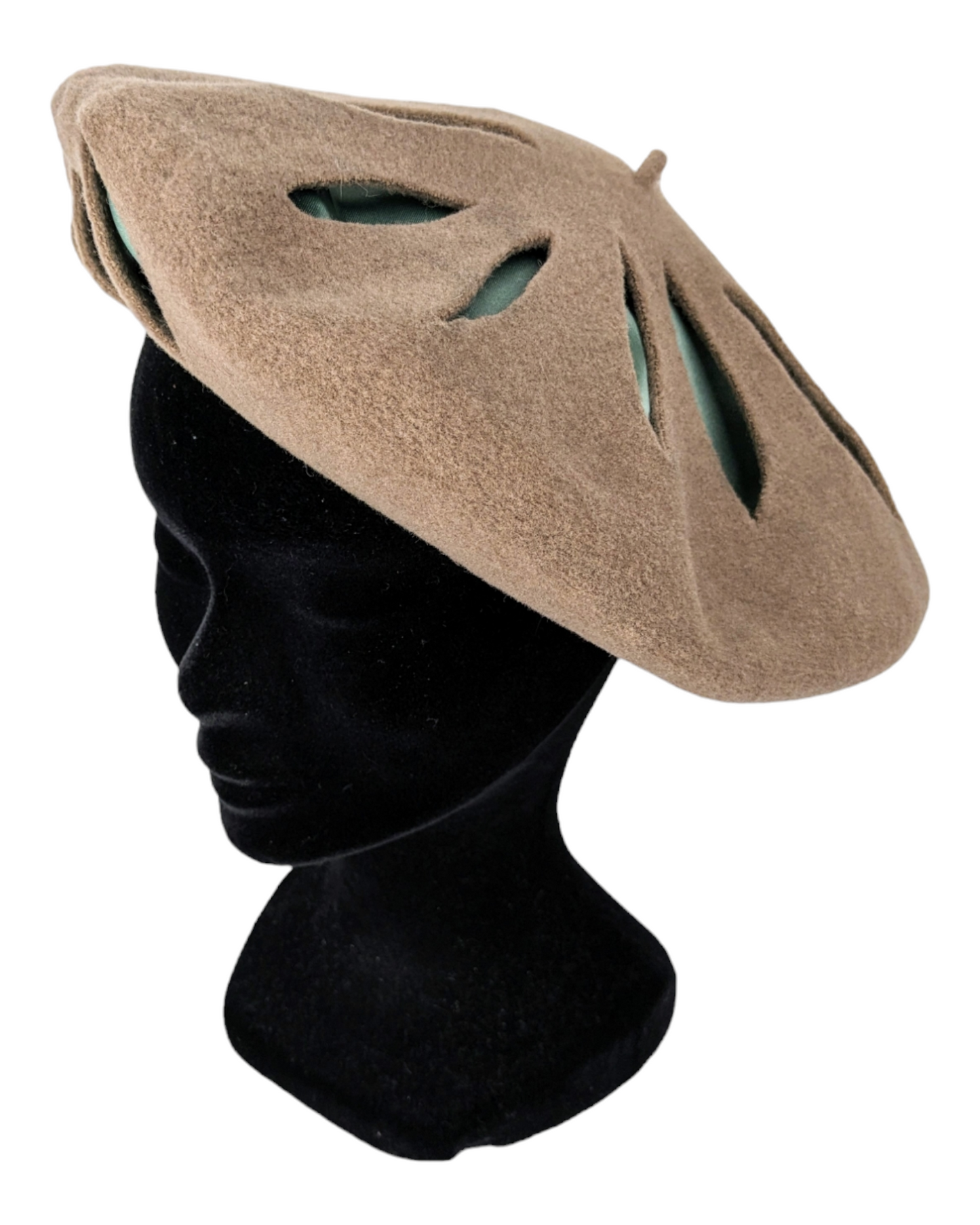 Beret marron 90s