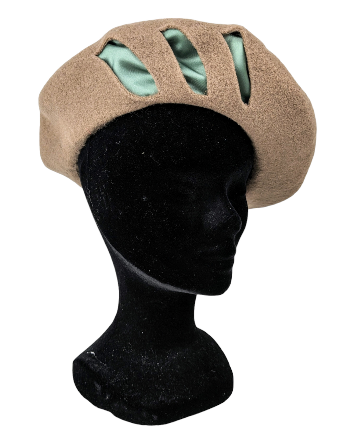 Beret marron 90s