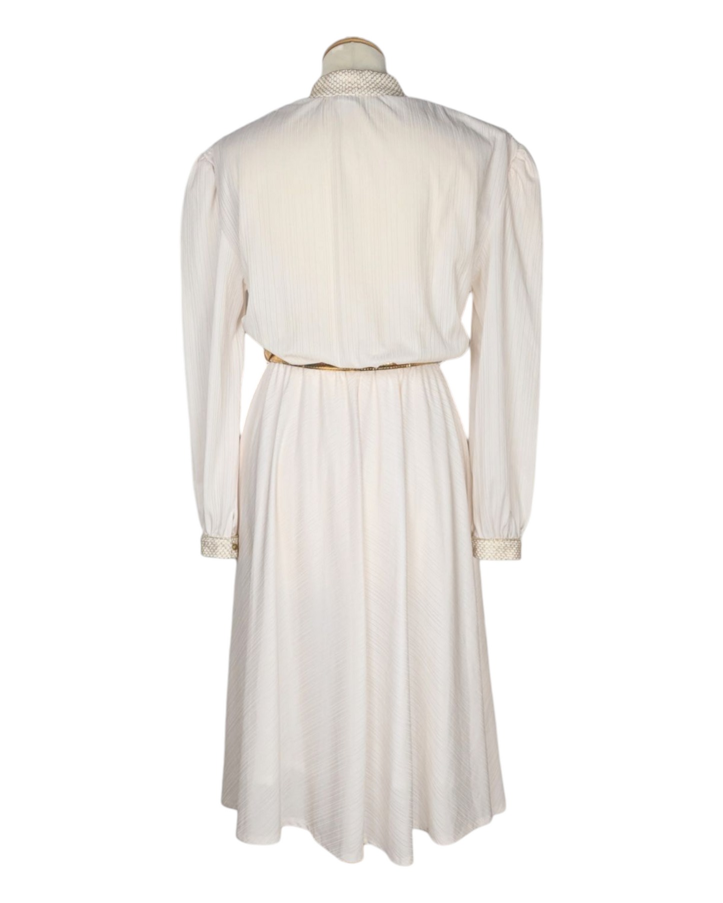 Robe crème 70s
