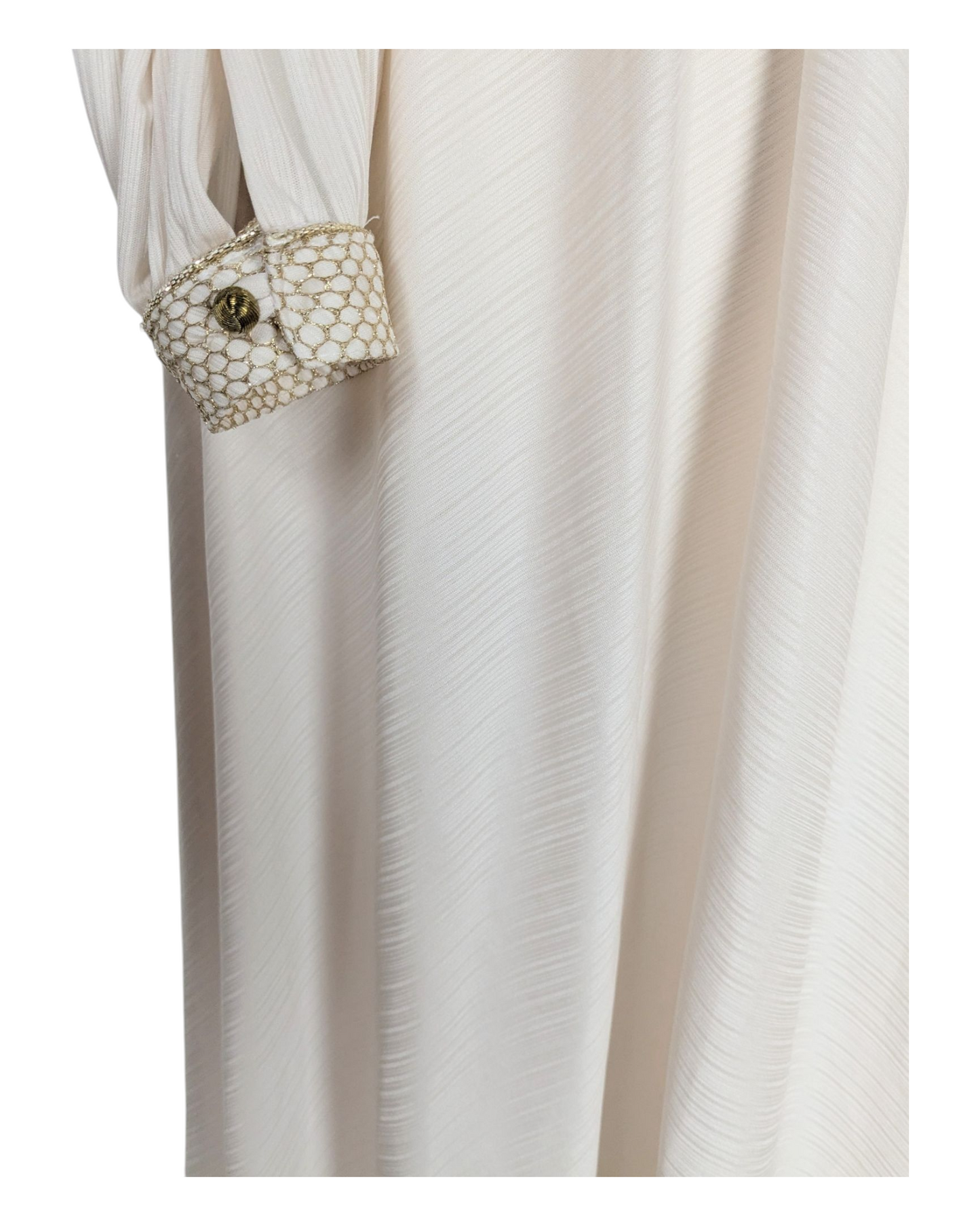 Robe crème 70s