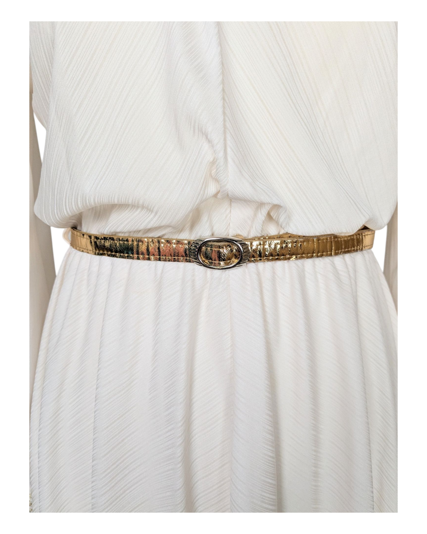 Robe crème 70s