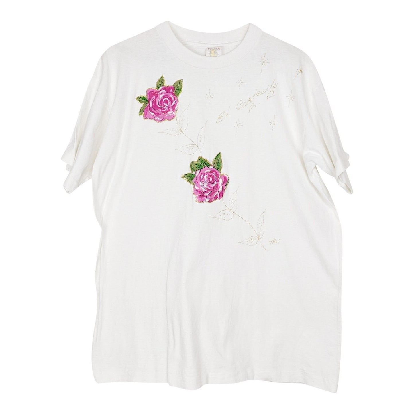 T-shirt de roses 90s