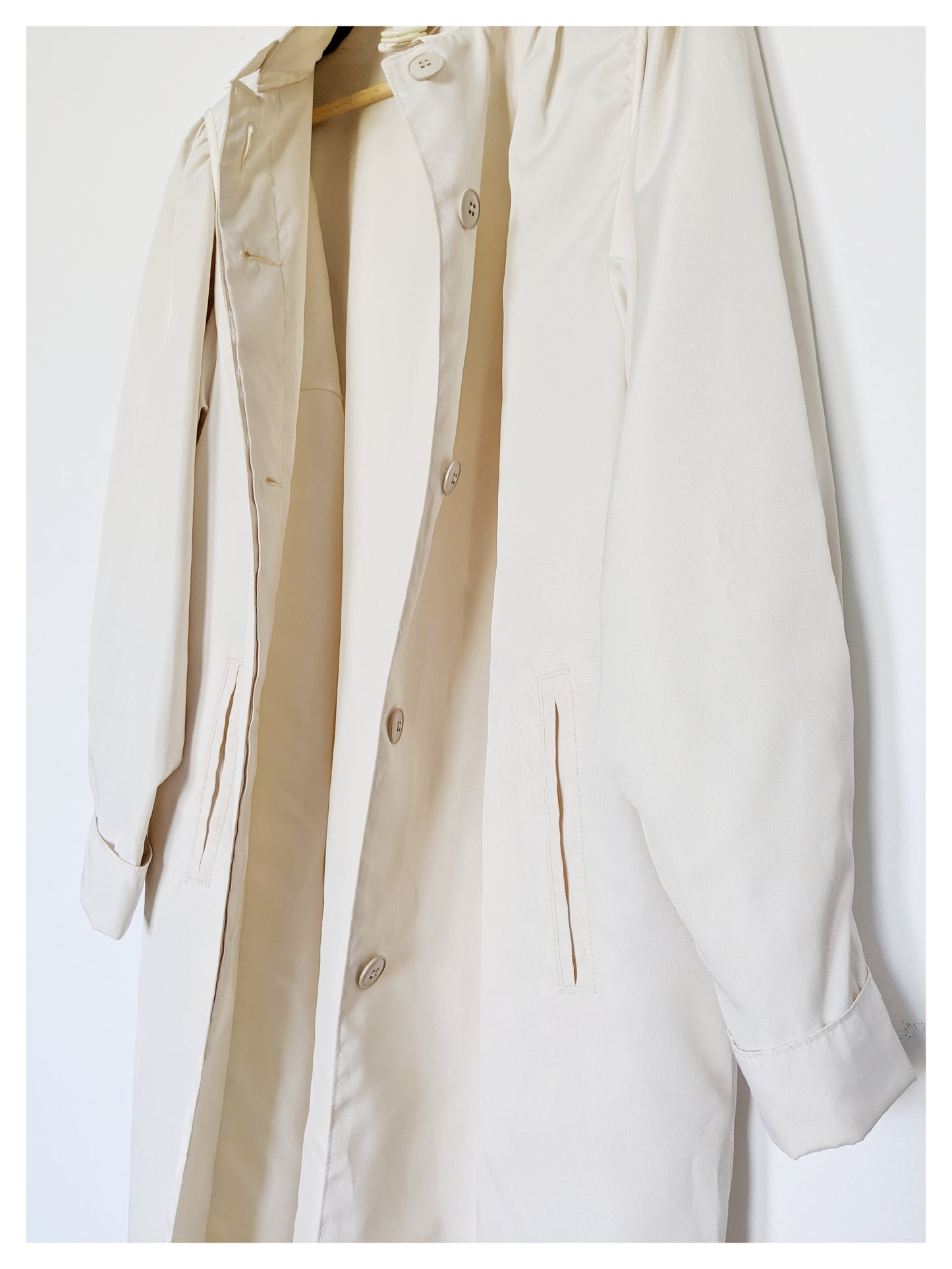 Trench blanc cassé 70's