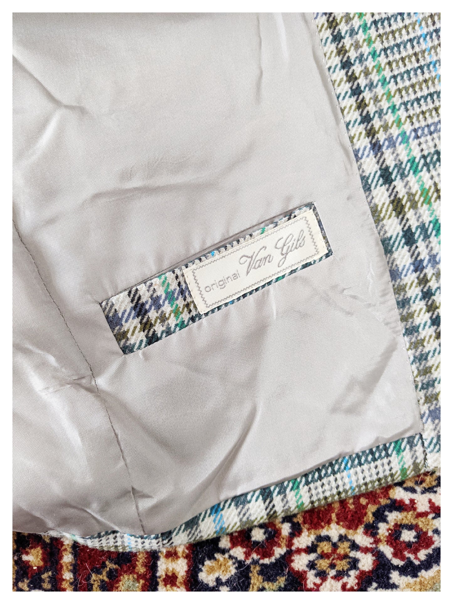 Blazer à carreaux 90's