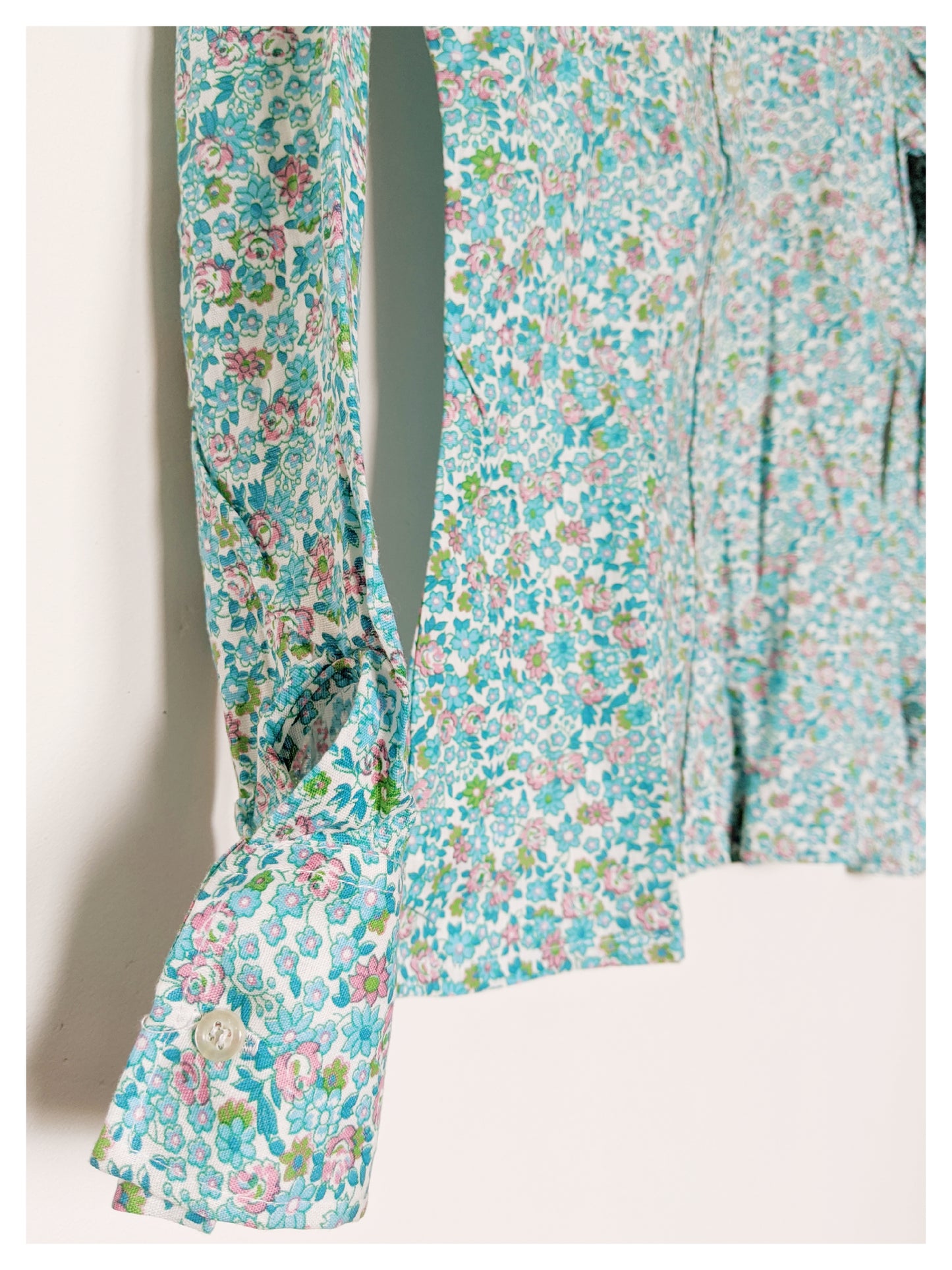 Chemise fleurie 70's