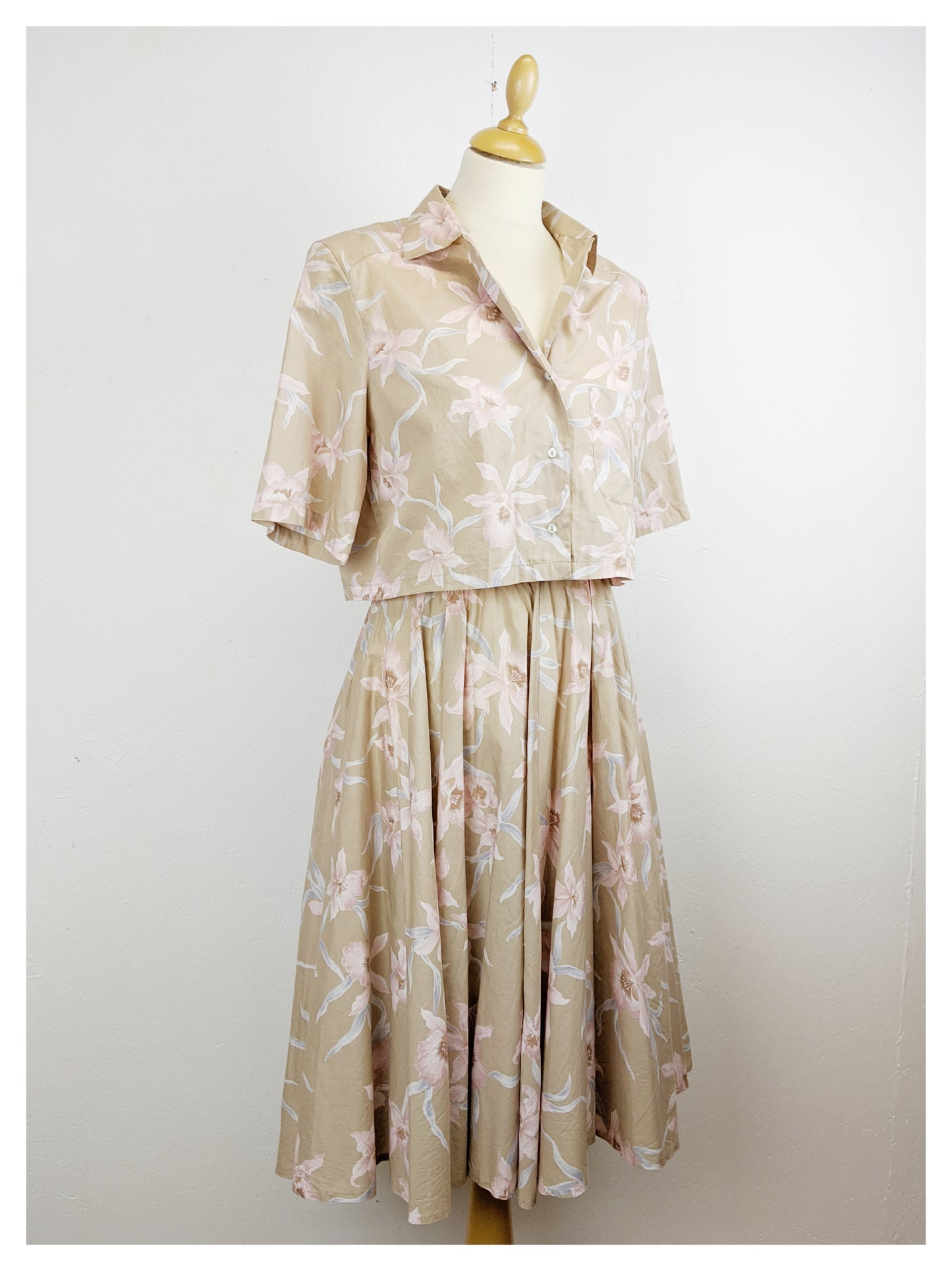 Jupe à fleurs 90's