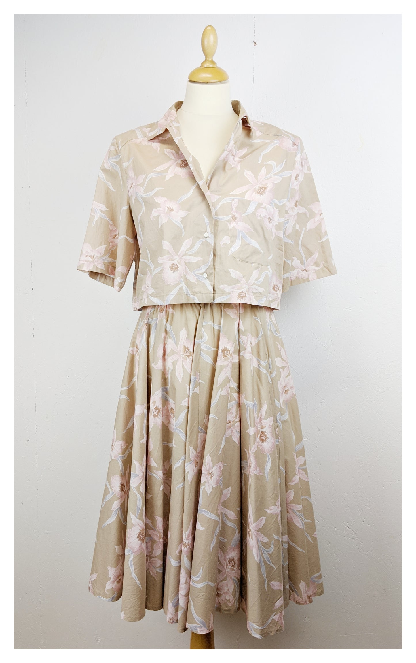 Jupe à fleurs 90's