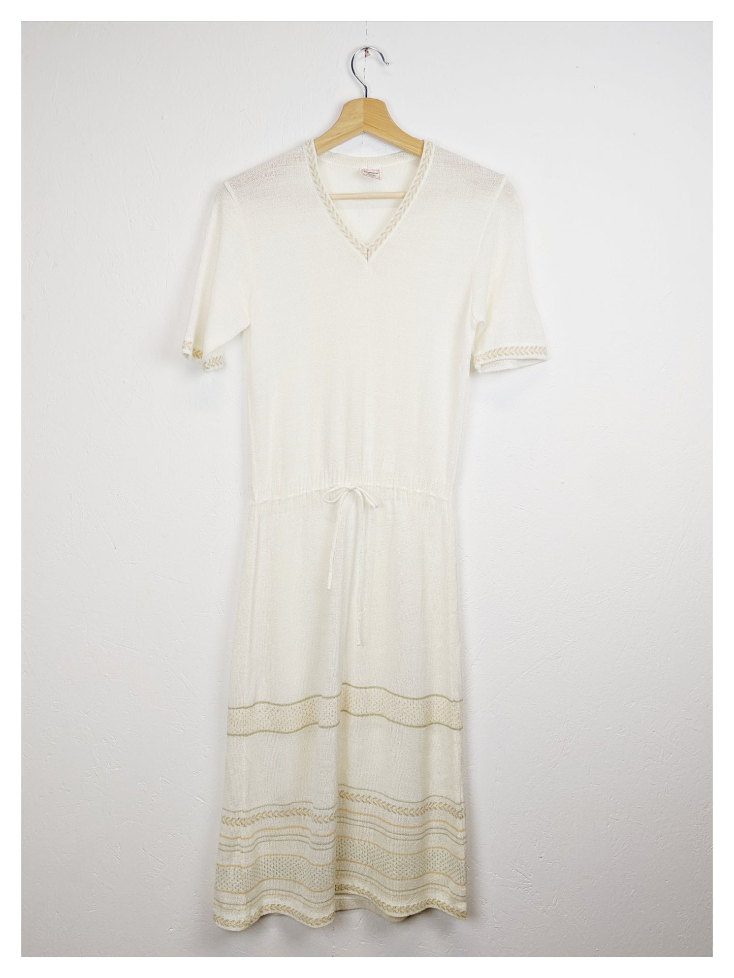 Robe crème 70's