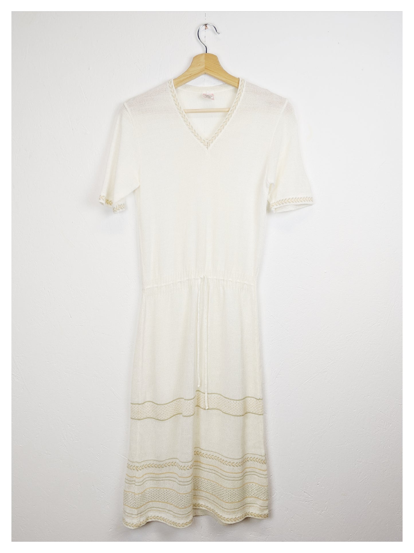 Robe crème 70's