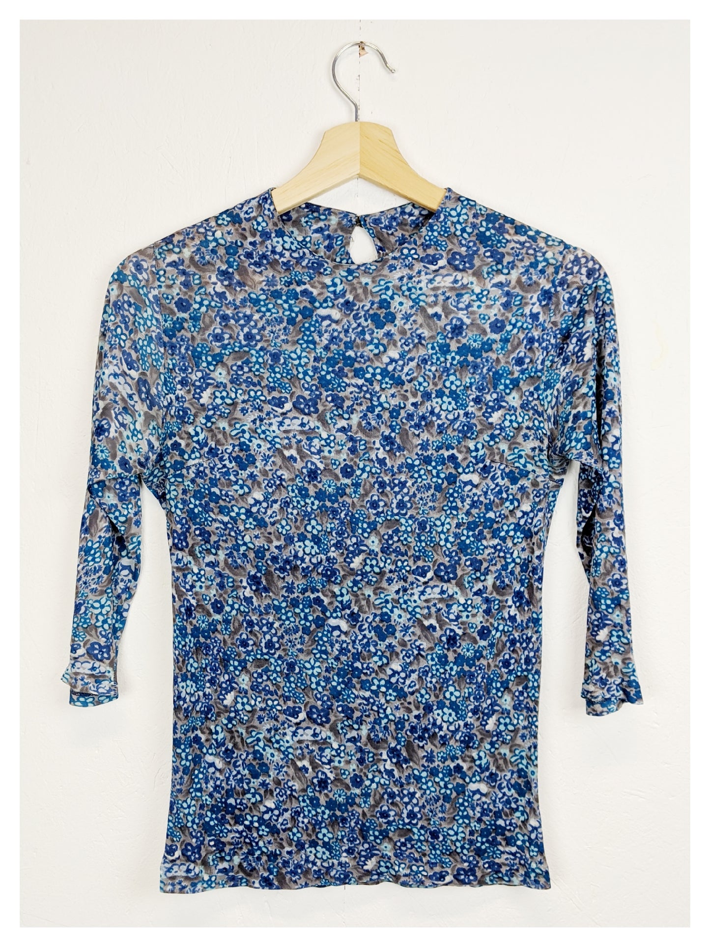Blouse à fleurs 60's