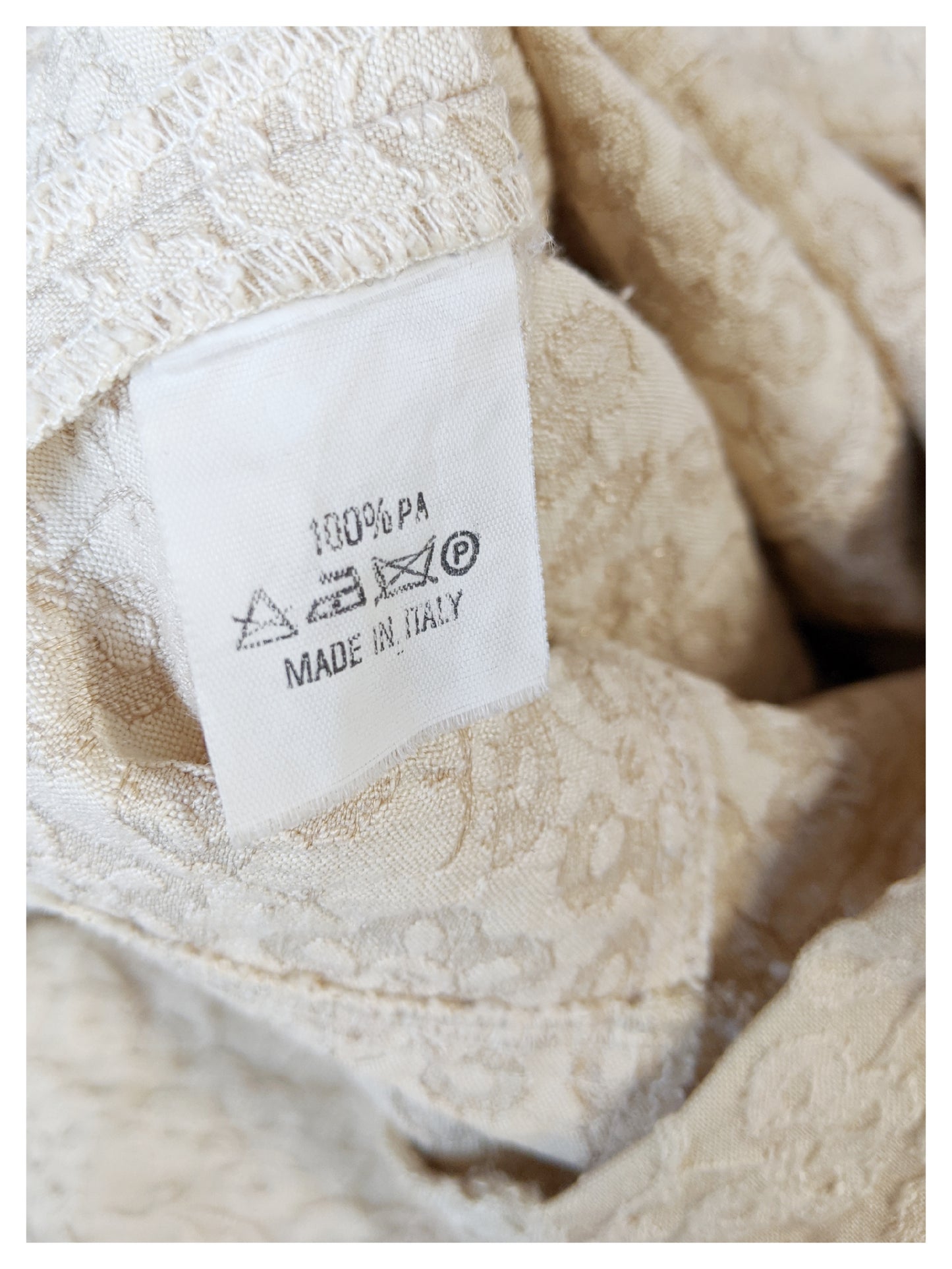 Robe beige fleurie 90's