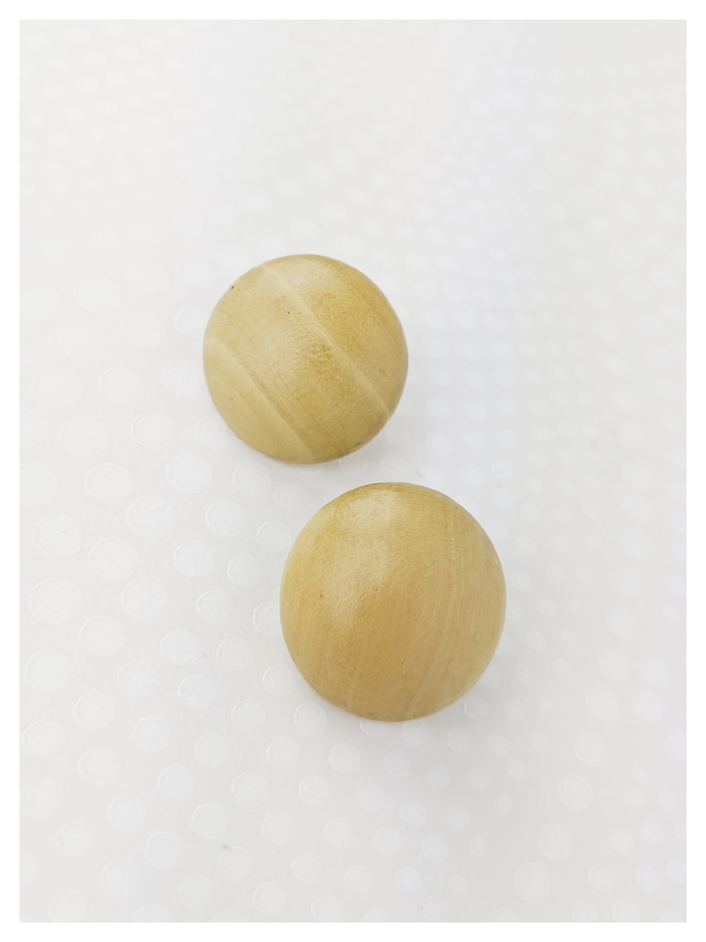 Boucles rondes en bois