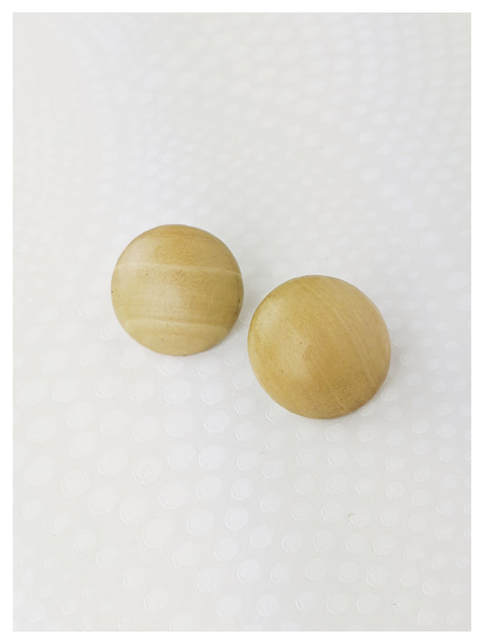 Boucles rondes en bois