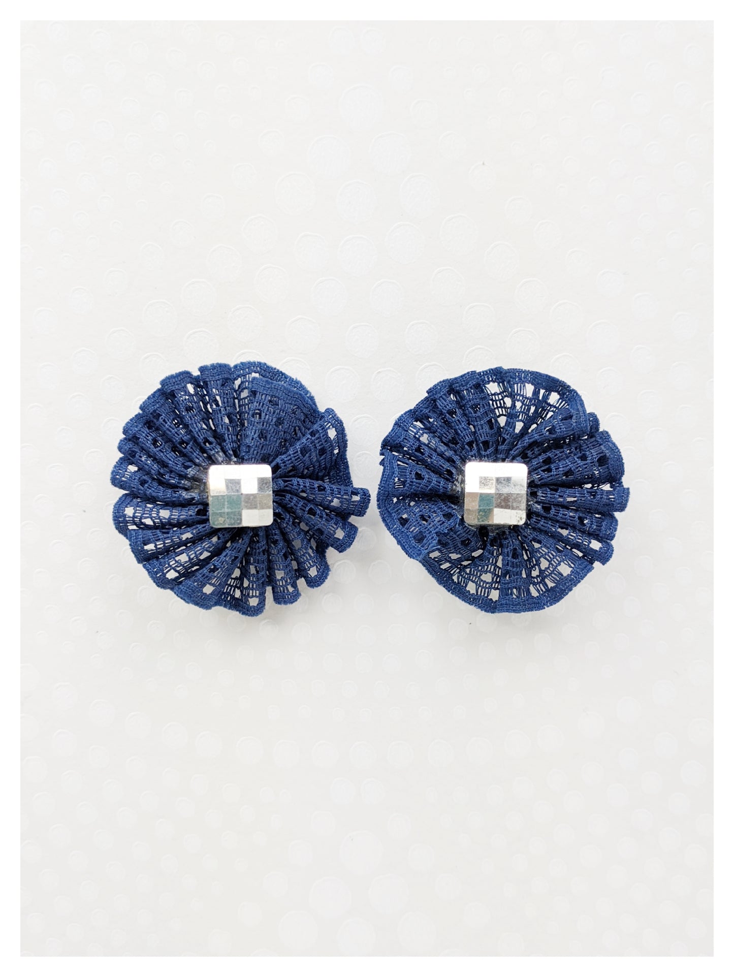 Boucles clips à dentelle 60's