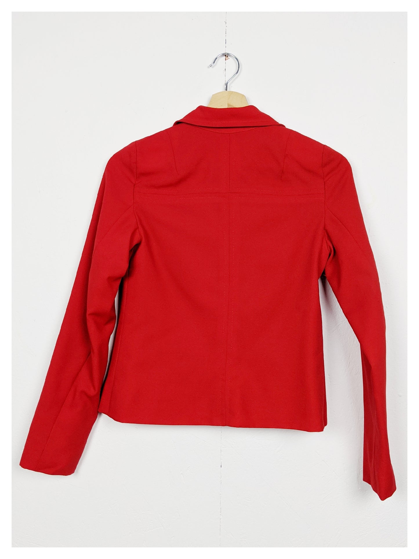 Veste tailleur rouge 60's
