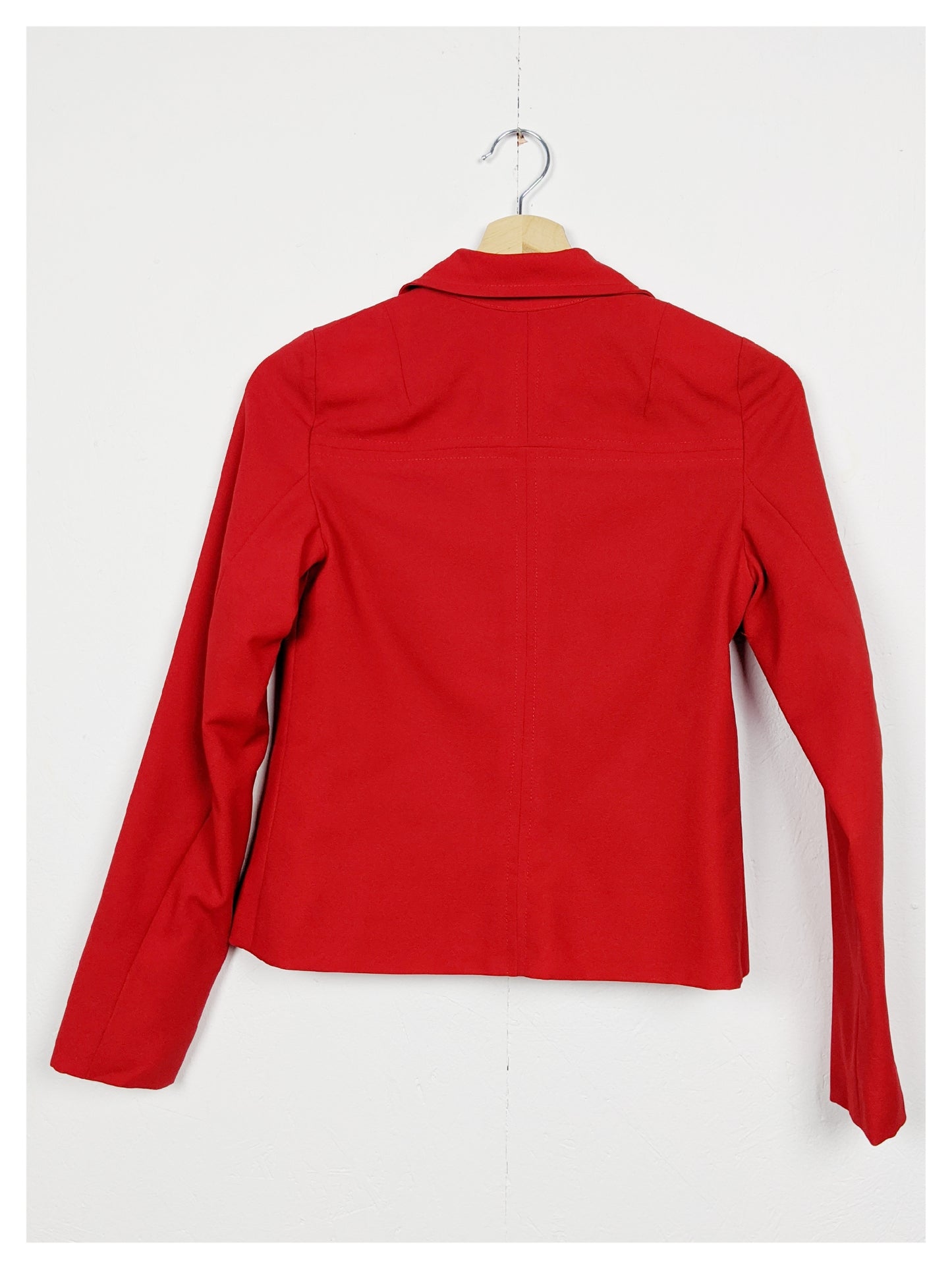 Veste tailleur rouge 60's