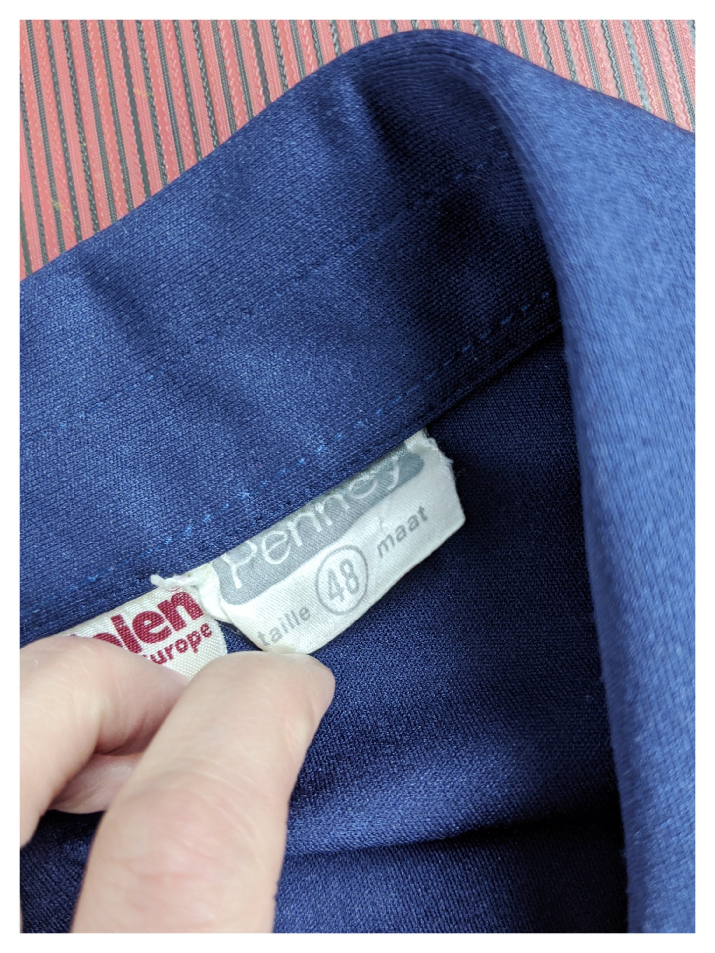 Chemise bleue 70's