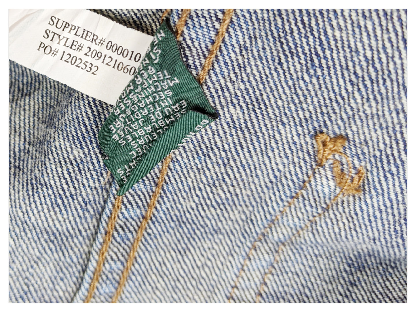 Veste en jean
