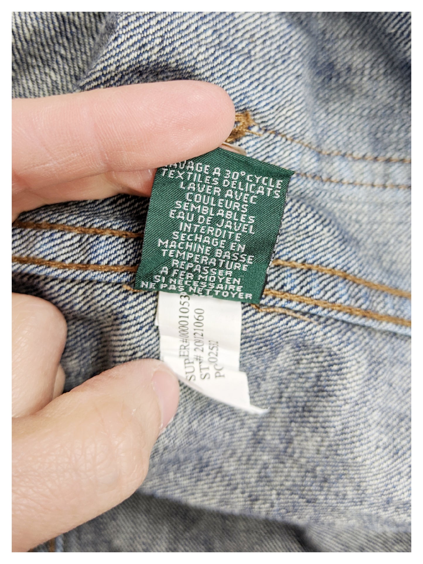 Veste en jean