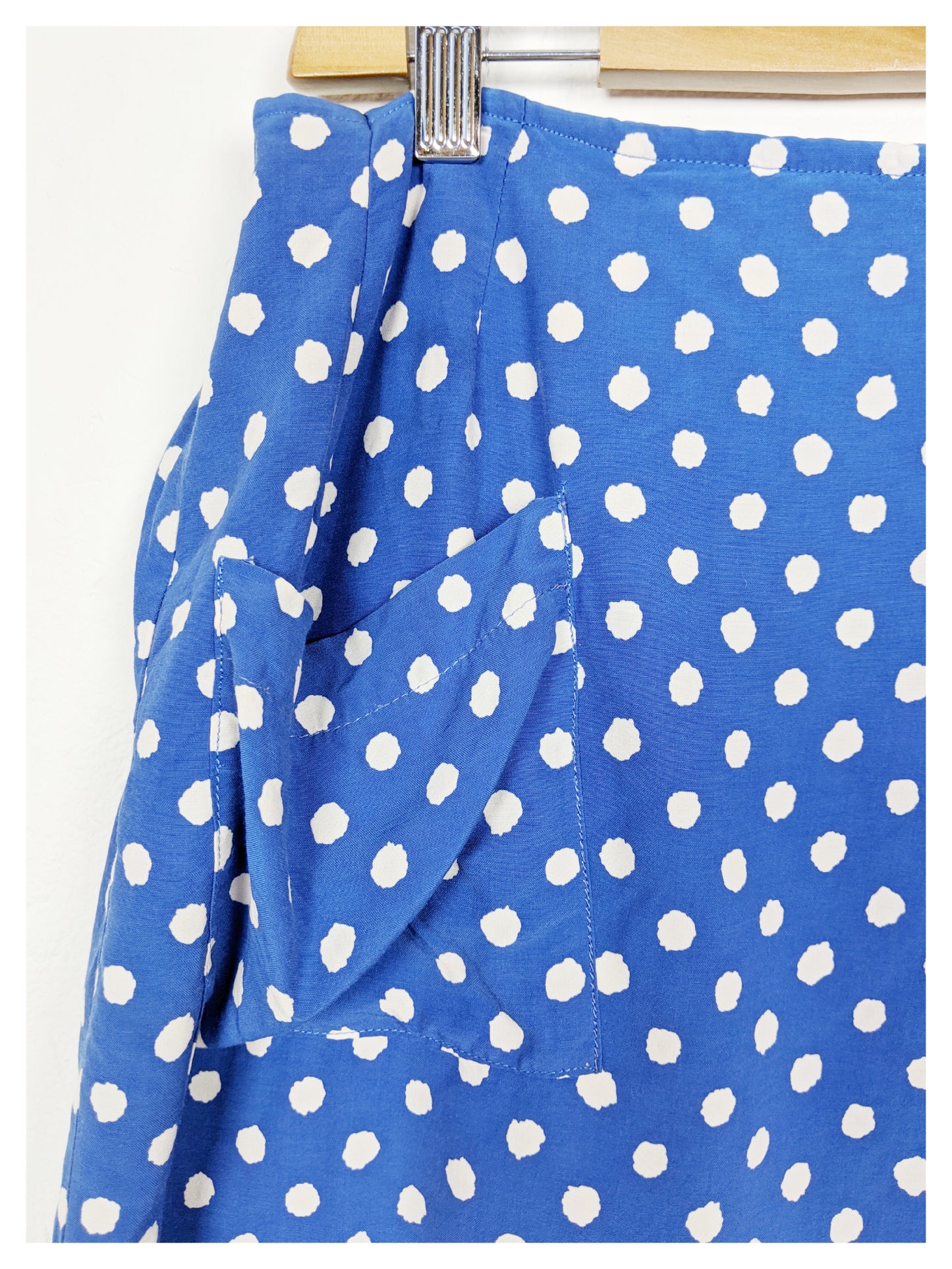 Jupe bleu à pois 90's