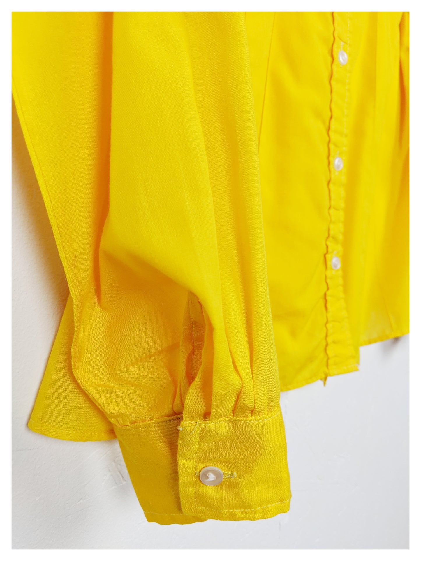Chemise jaune 70's