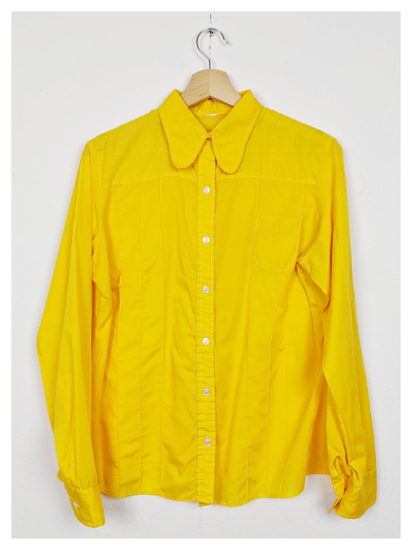 Chemise jaune 70's