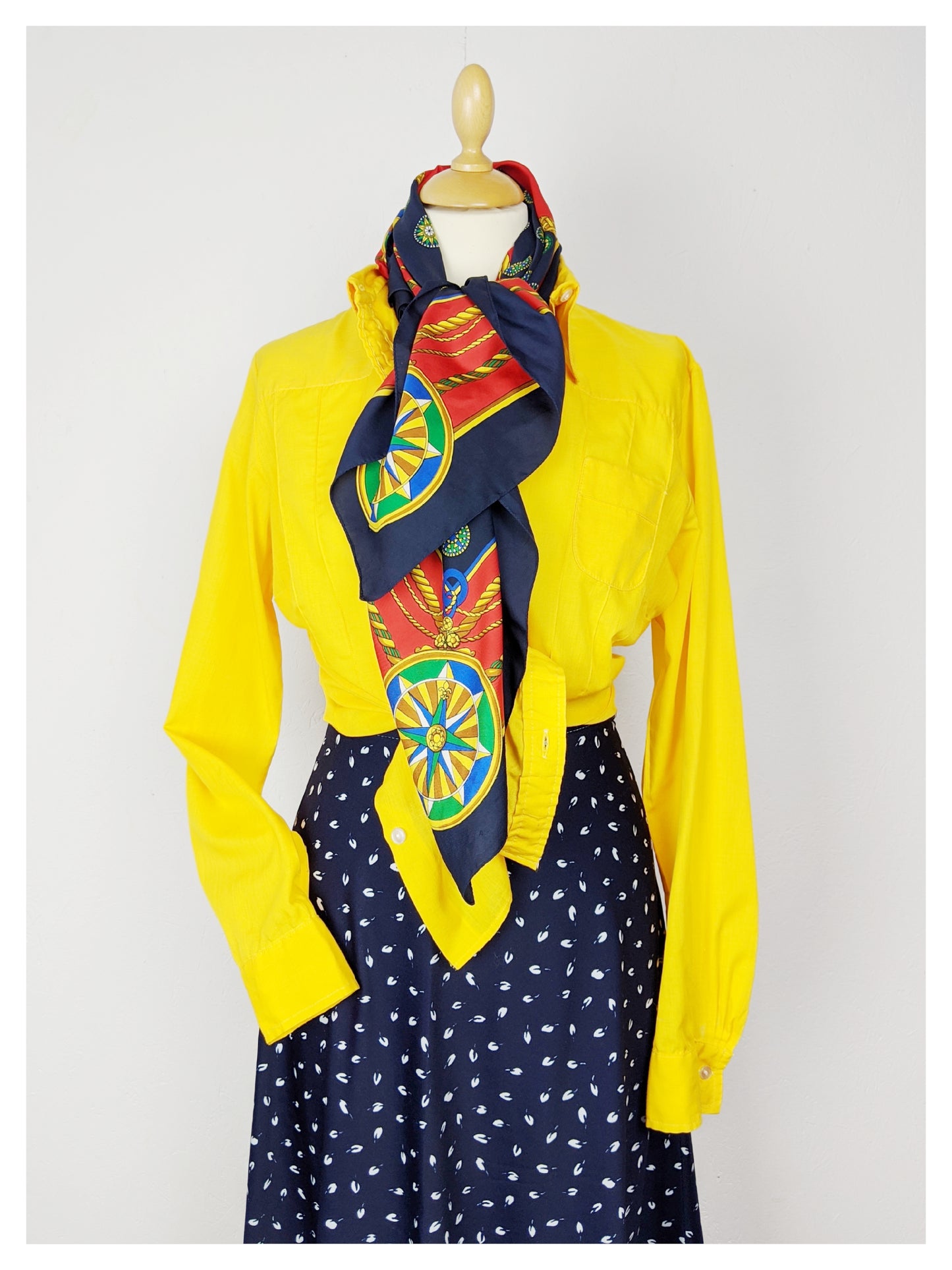 Chemise jaune 70's