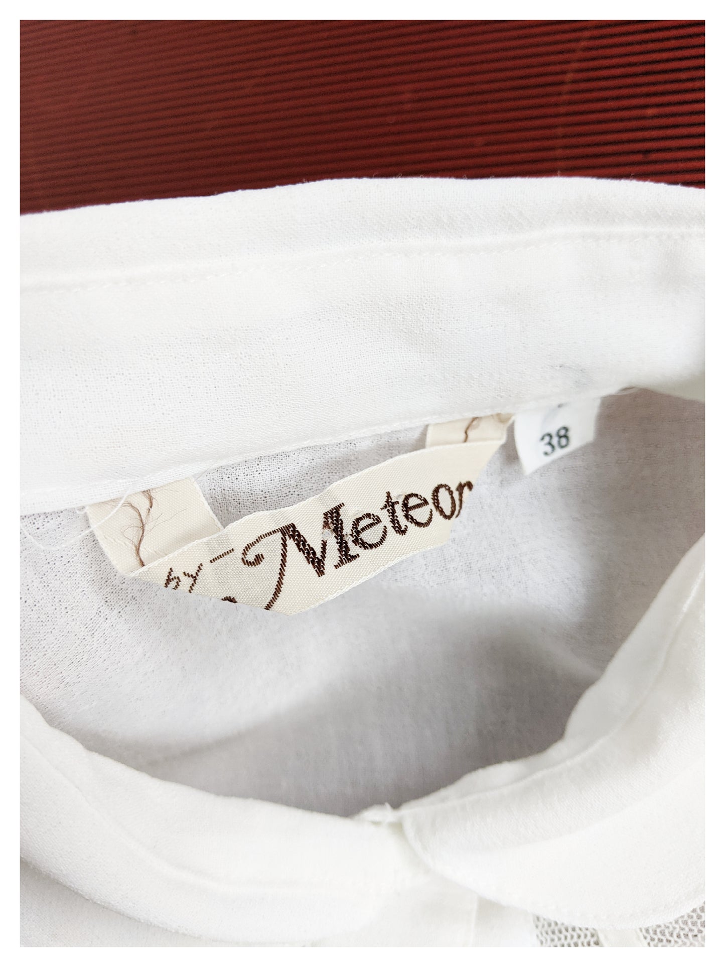 Chemise à broderie 80's