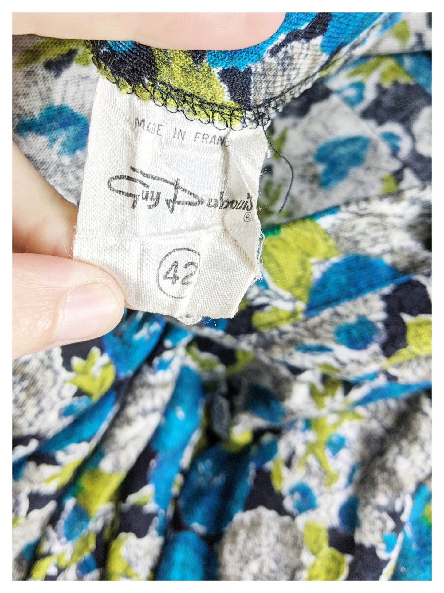 Robe à fleurs 80's