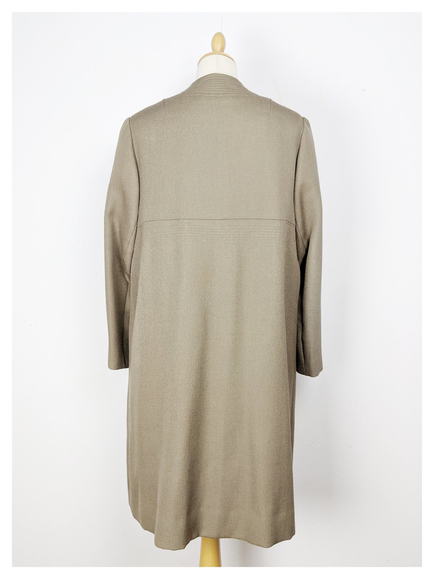 Veste beige kaki "Jackie Kennedy" 60's