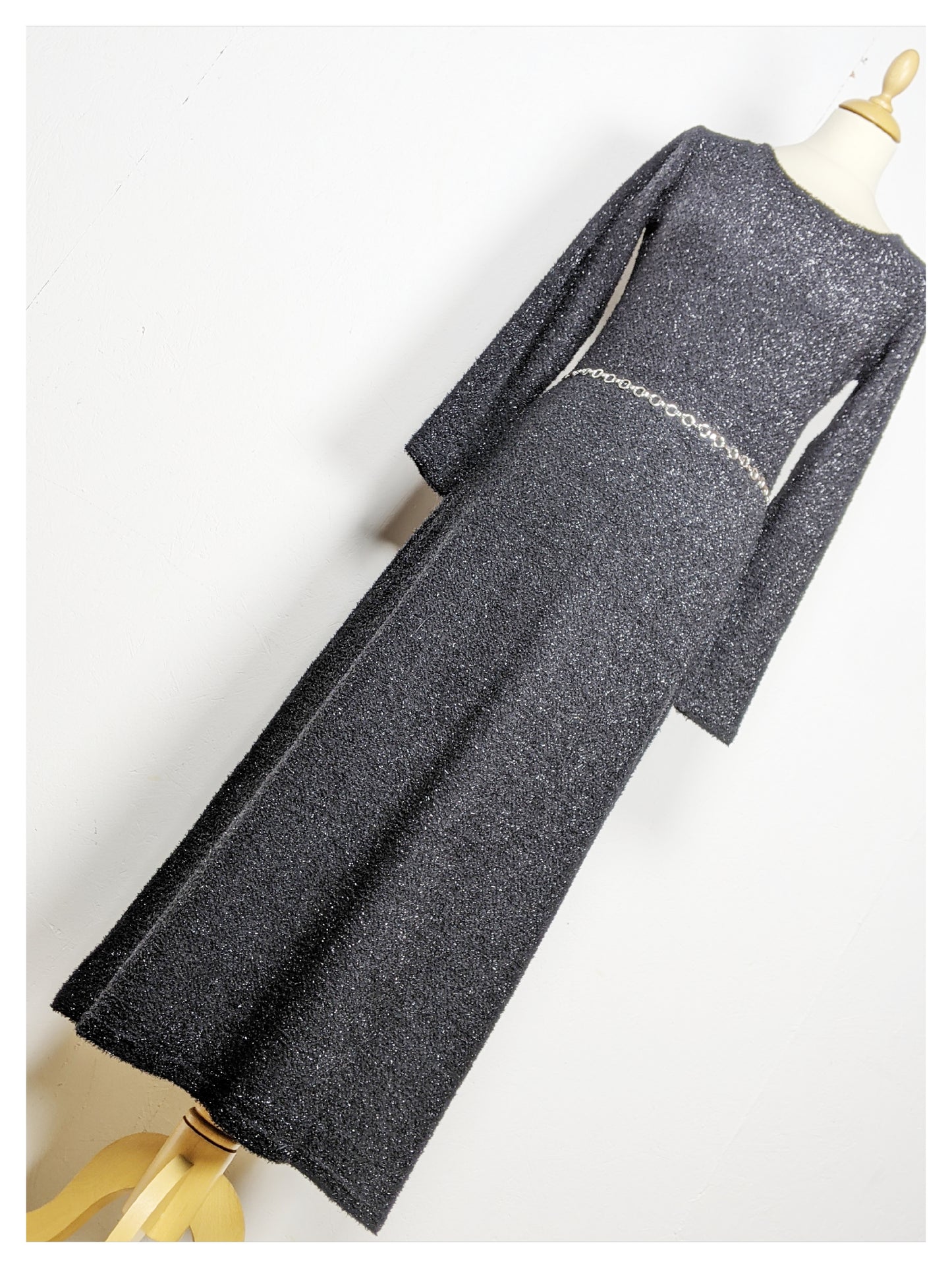 Robe dos-nu croisé 80's