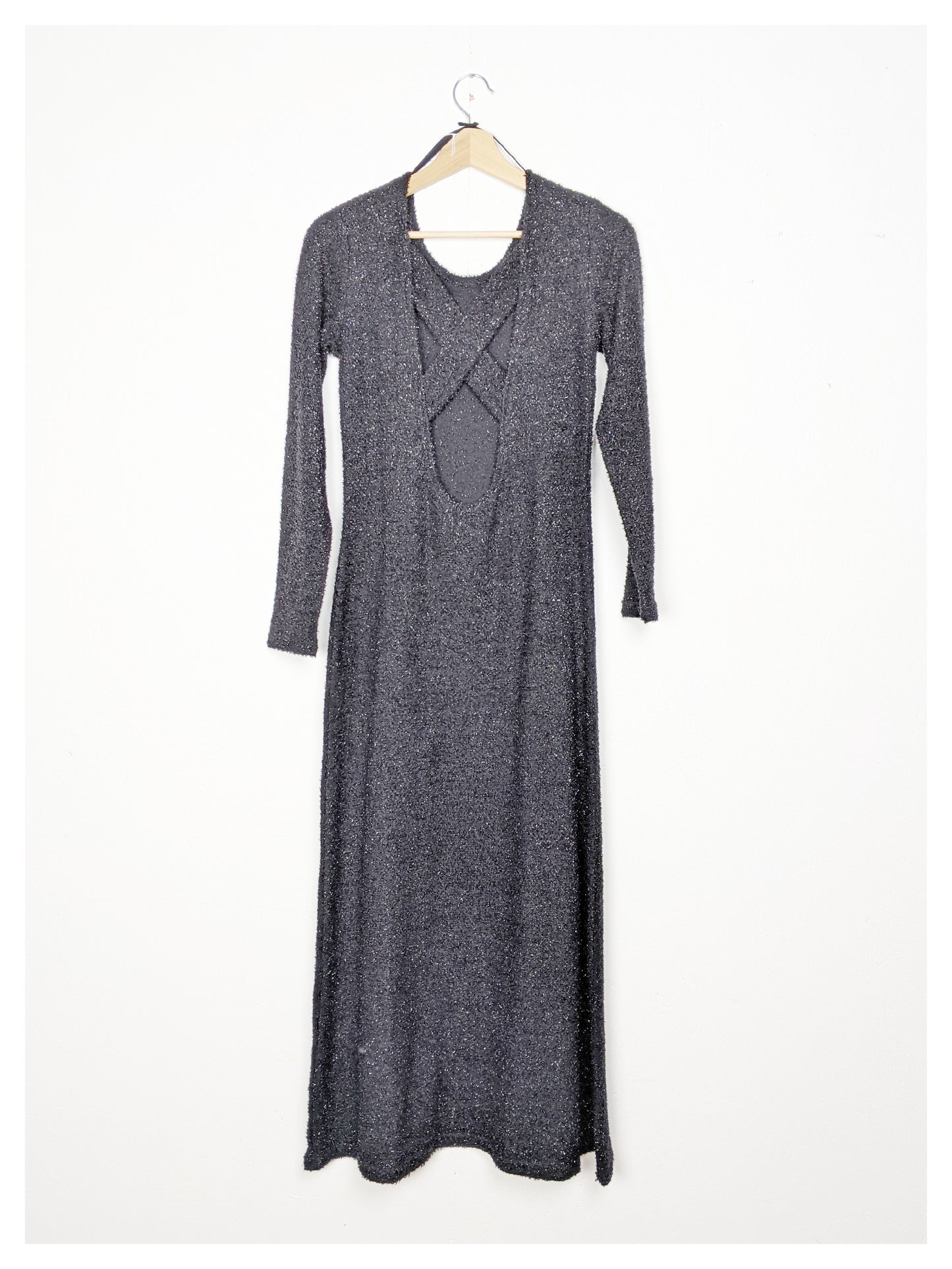Robe dos-nu croisé 80's