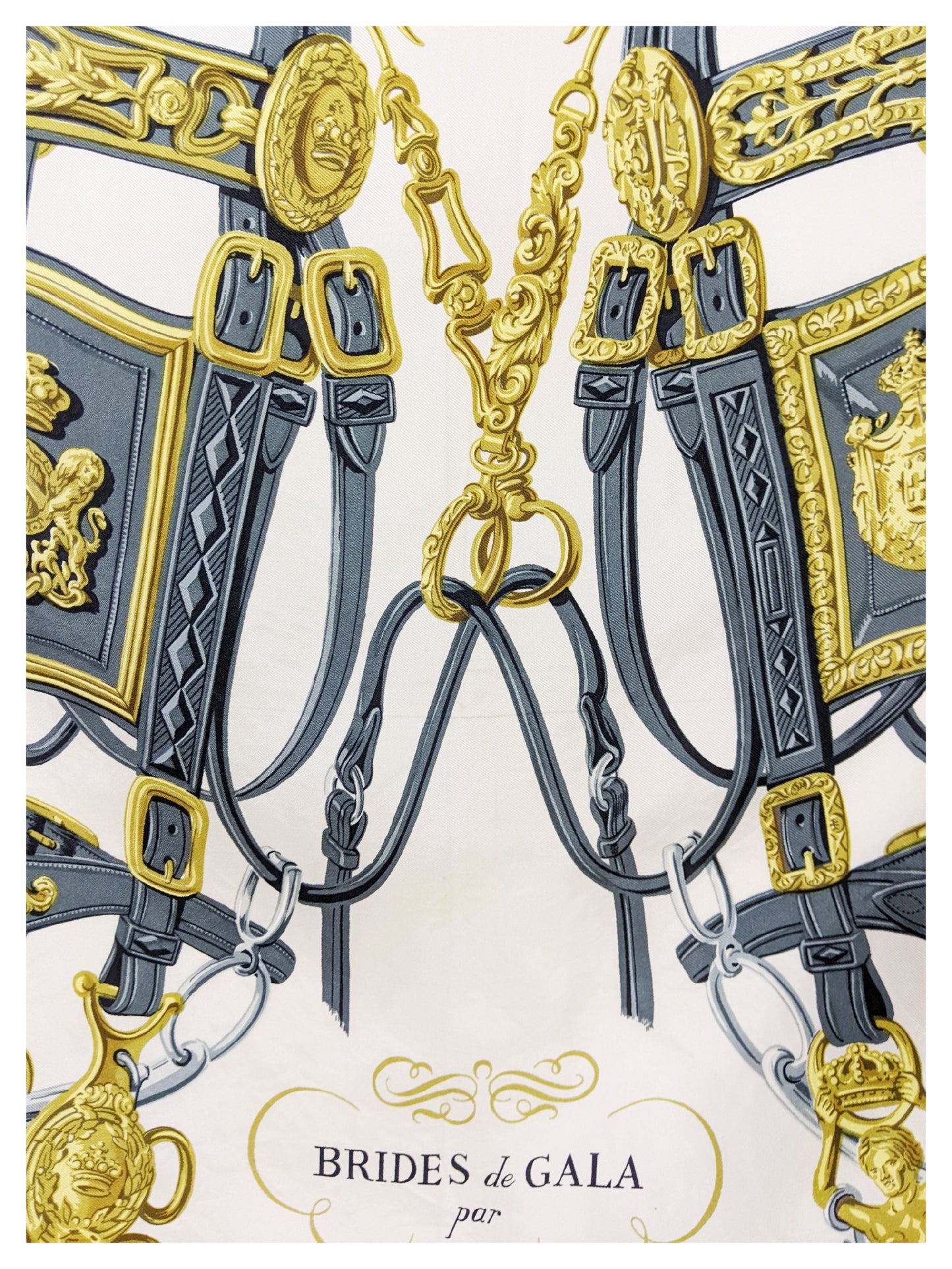 Carré de soie à motifs 90s