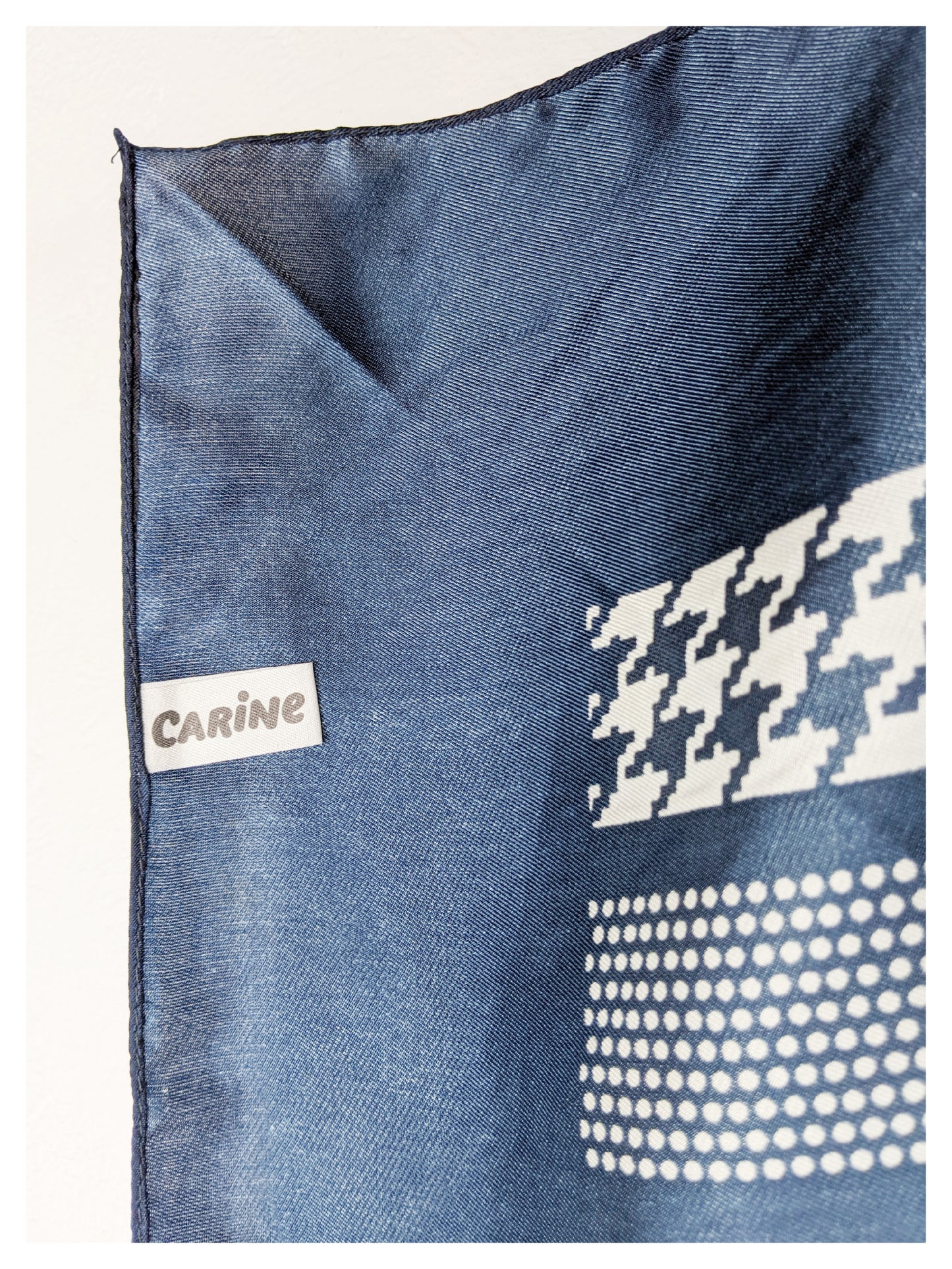 Foulard pied de poule 70s