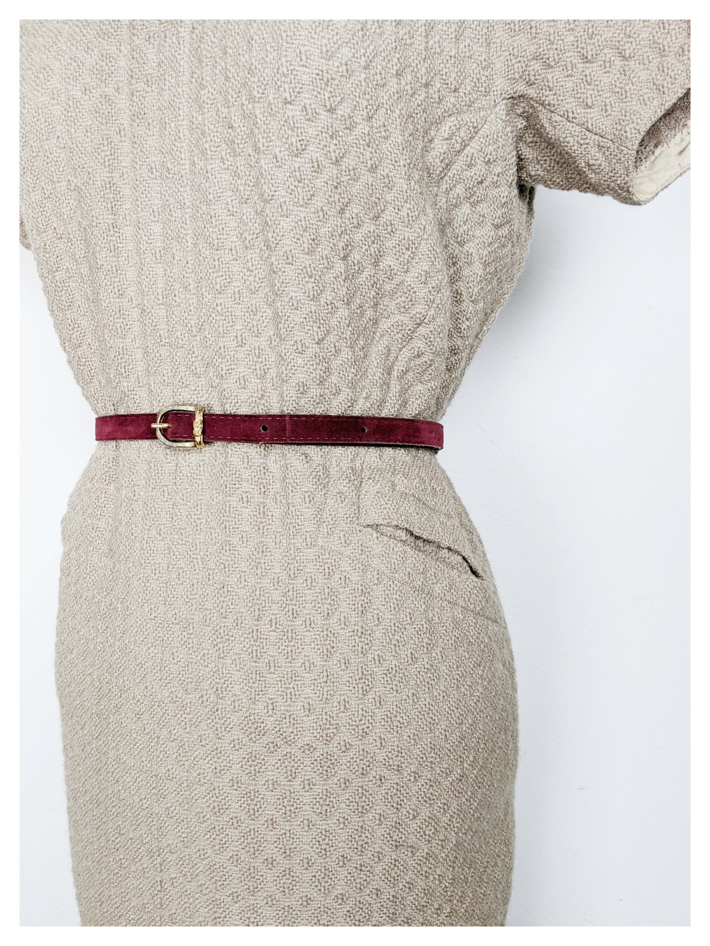Robe droite 60s