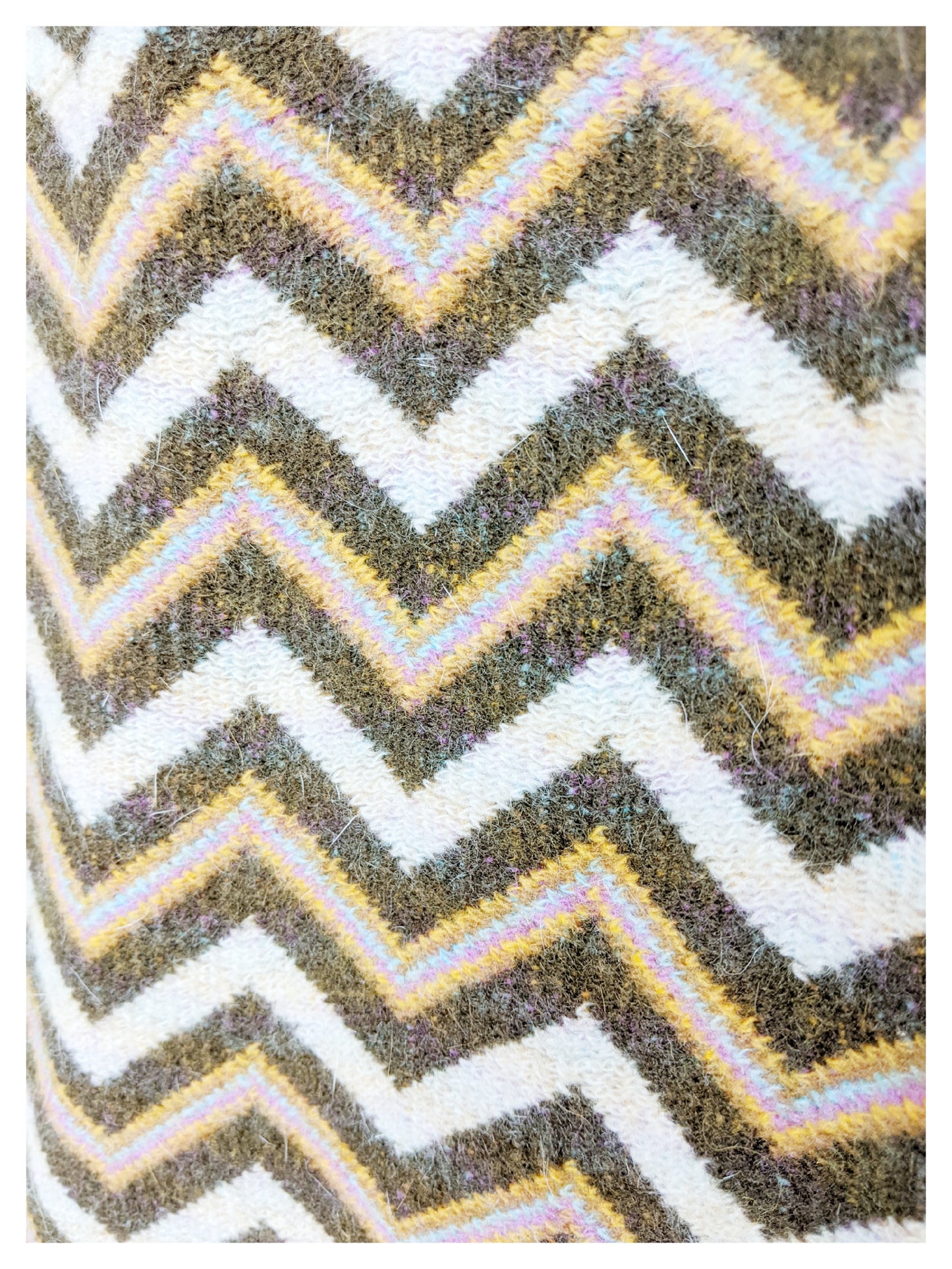 Robe droite à motifs multicolore 60s