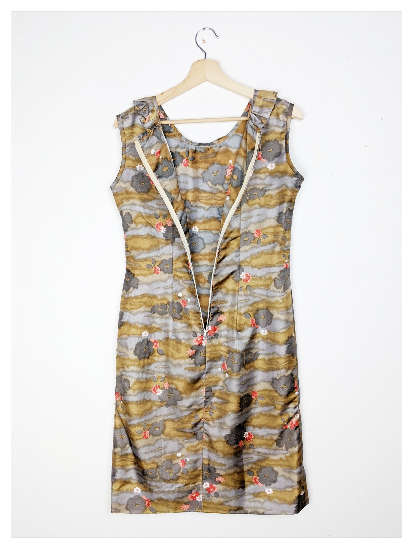 Robe "impression japonais" 60s