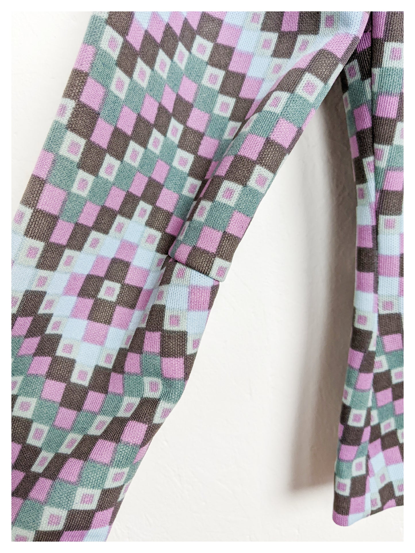 Chemise damier 70s