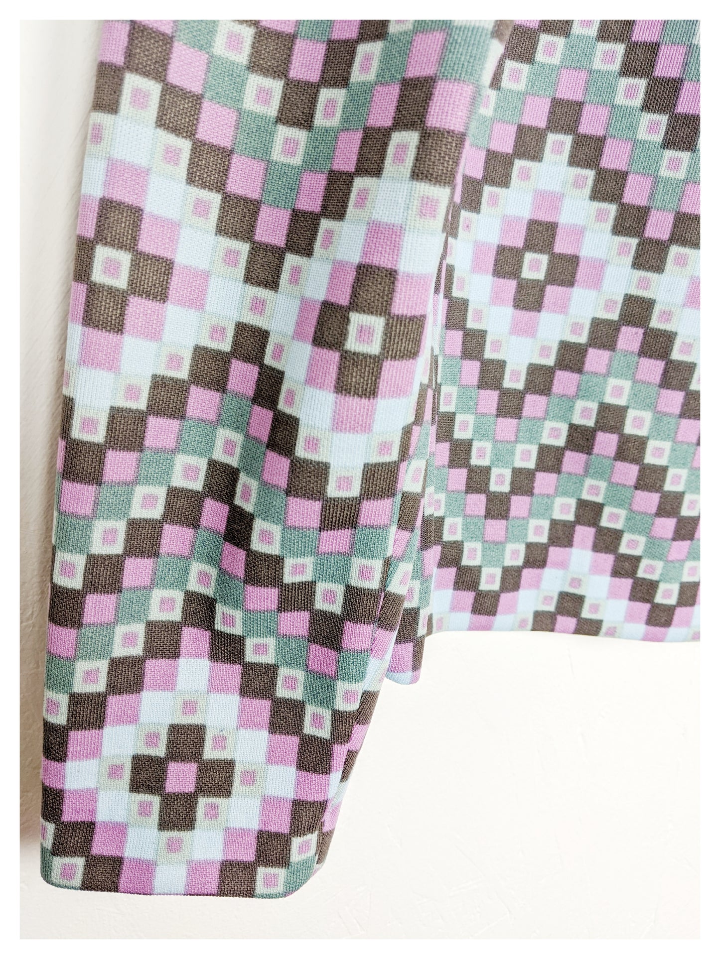 Chemise damier 70s