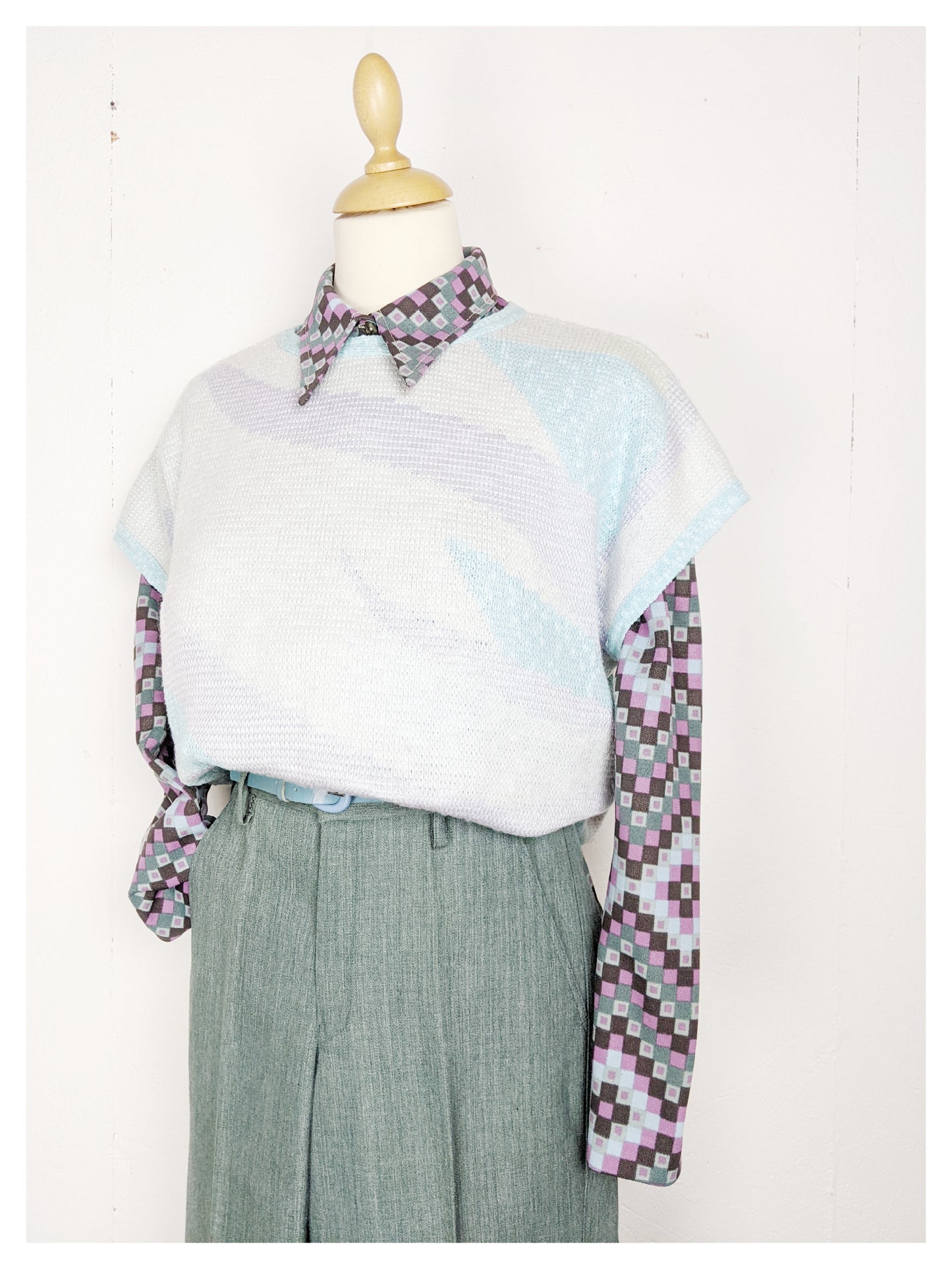 Pantalon taille haute 70s
