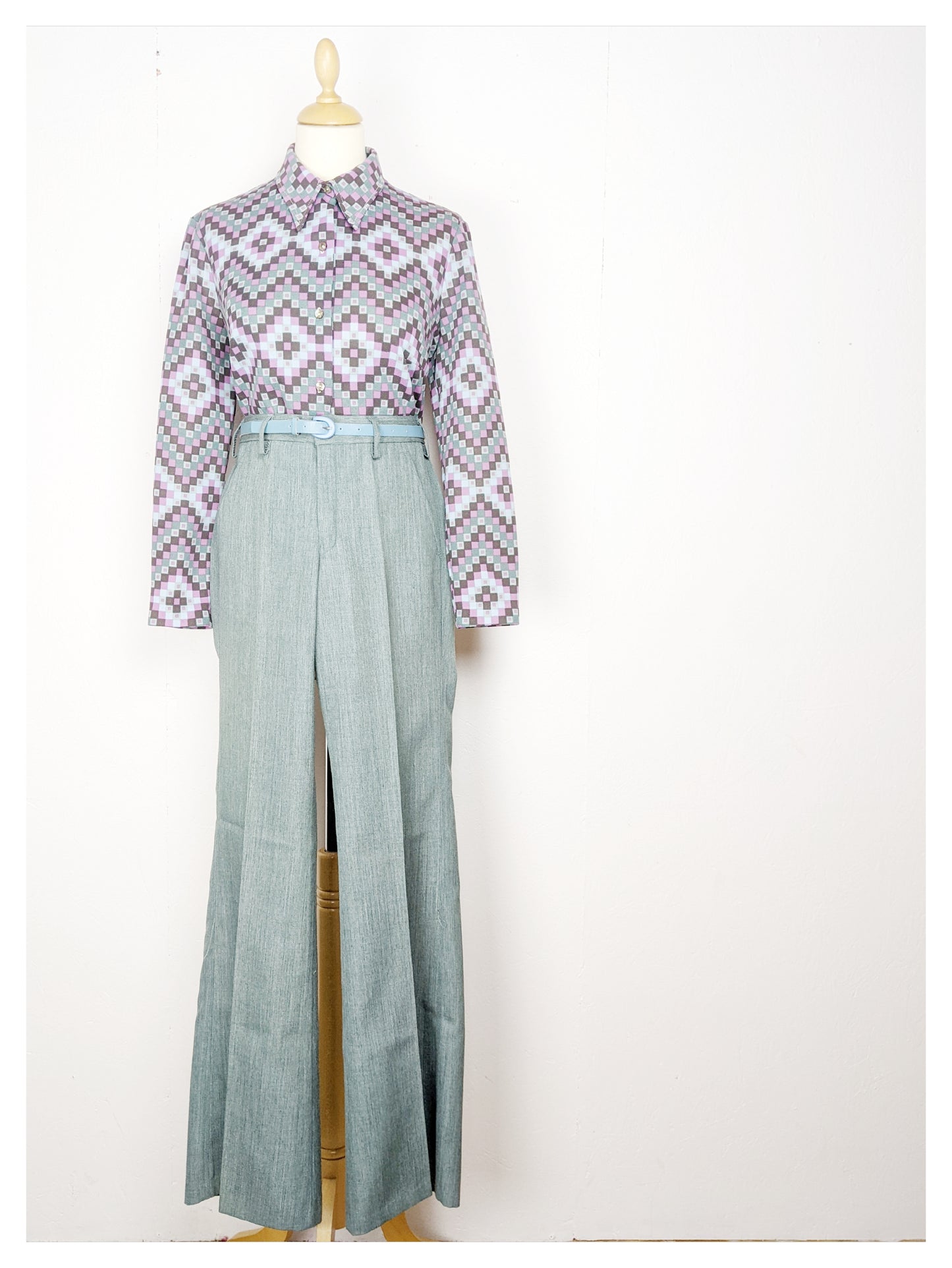 Pantalon taille haute 70s
