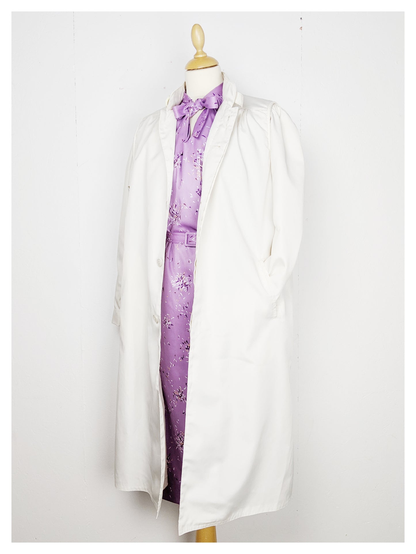 Trench blanc cassé 70's
